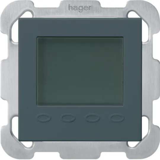 WH20441104B - Thermostat d'ambiance ENC Hager kallysto B avec écran anthracite