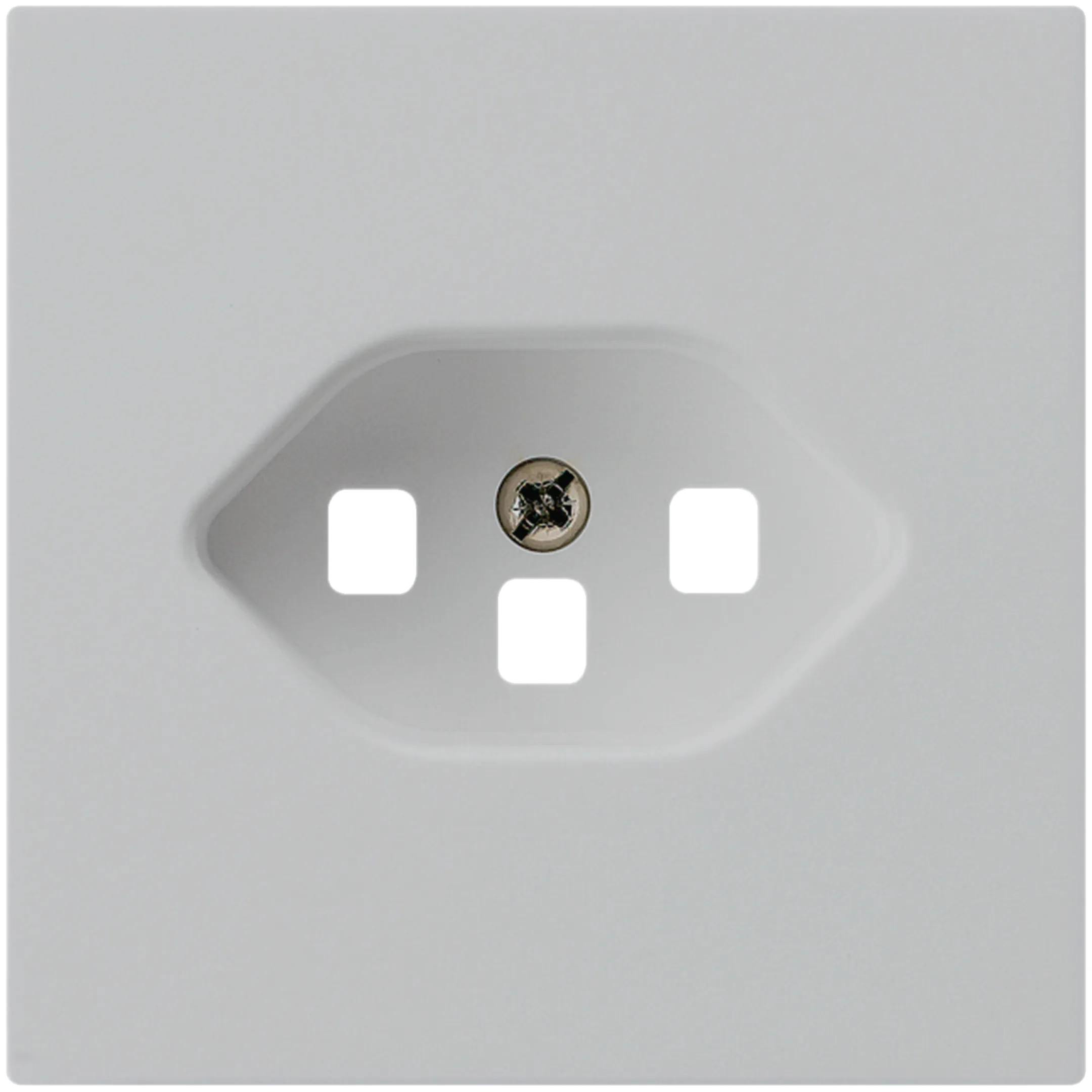 WH20585303H - Frontplatte kallysto T23 hellgrau 60×60 für Steckdose mit Steckklemme