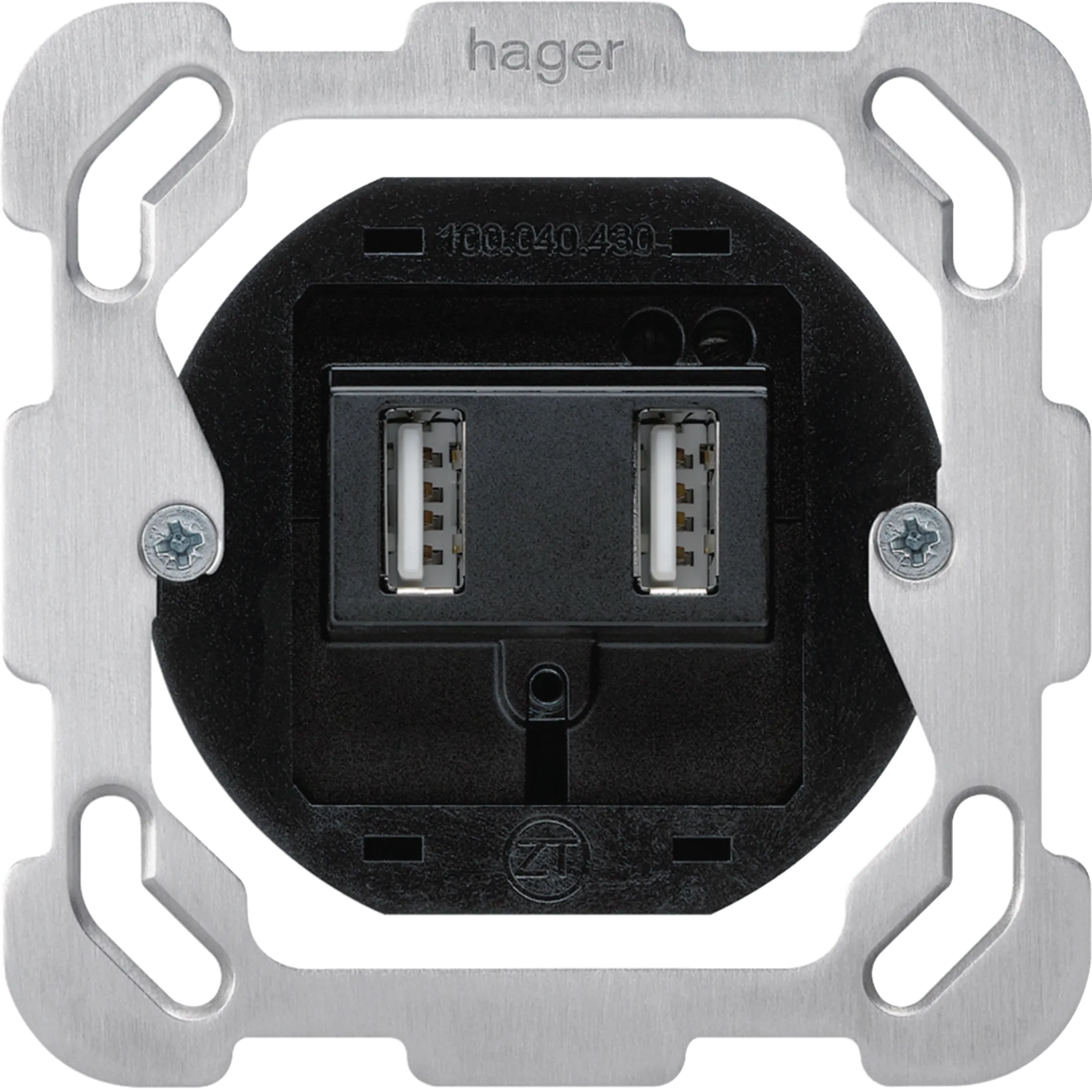 WH408201F - Intérieur pour prise de charge USB Hager montage F 240V 2400mA type A