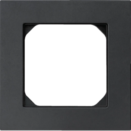 WH27920205Z - UP-Abdeckrahmen kallysto.pro 1×1 schwarz 94×94mm