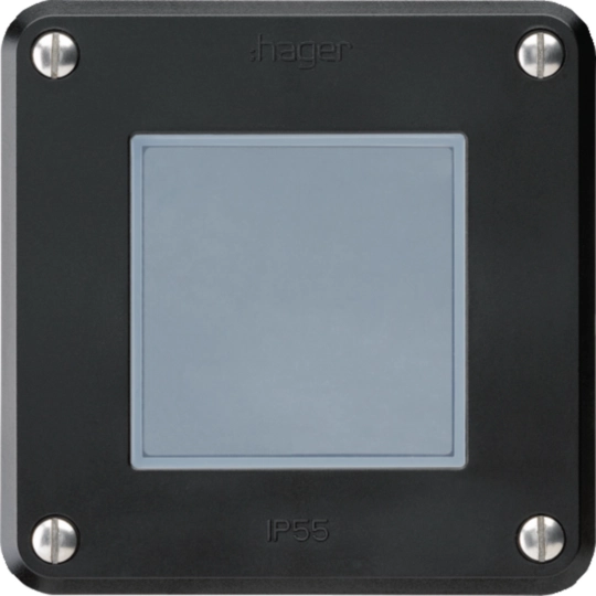 WH36130105C - Contact à poussoir ENC robusto IP55 noir