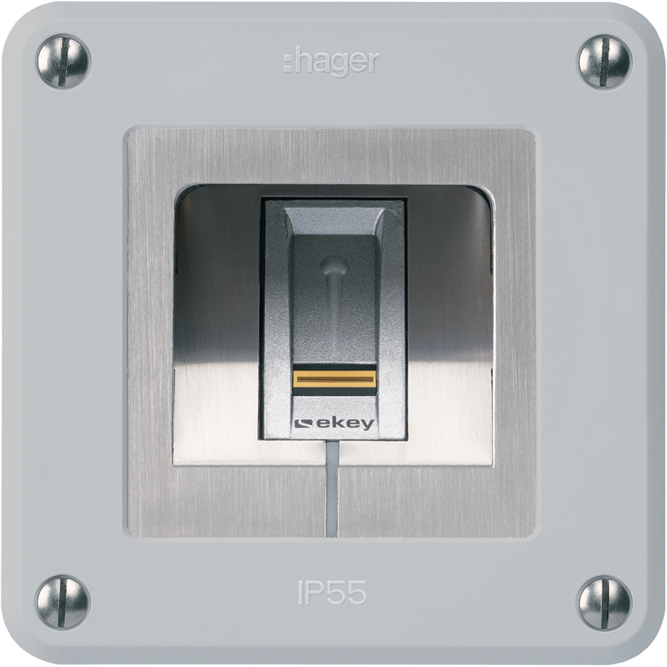 WH36210203C - NUP-Fingerscanner Hager ekey RFID robusto C grau