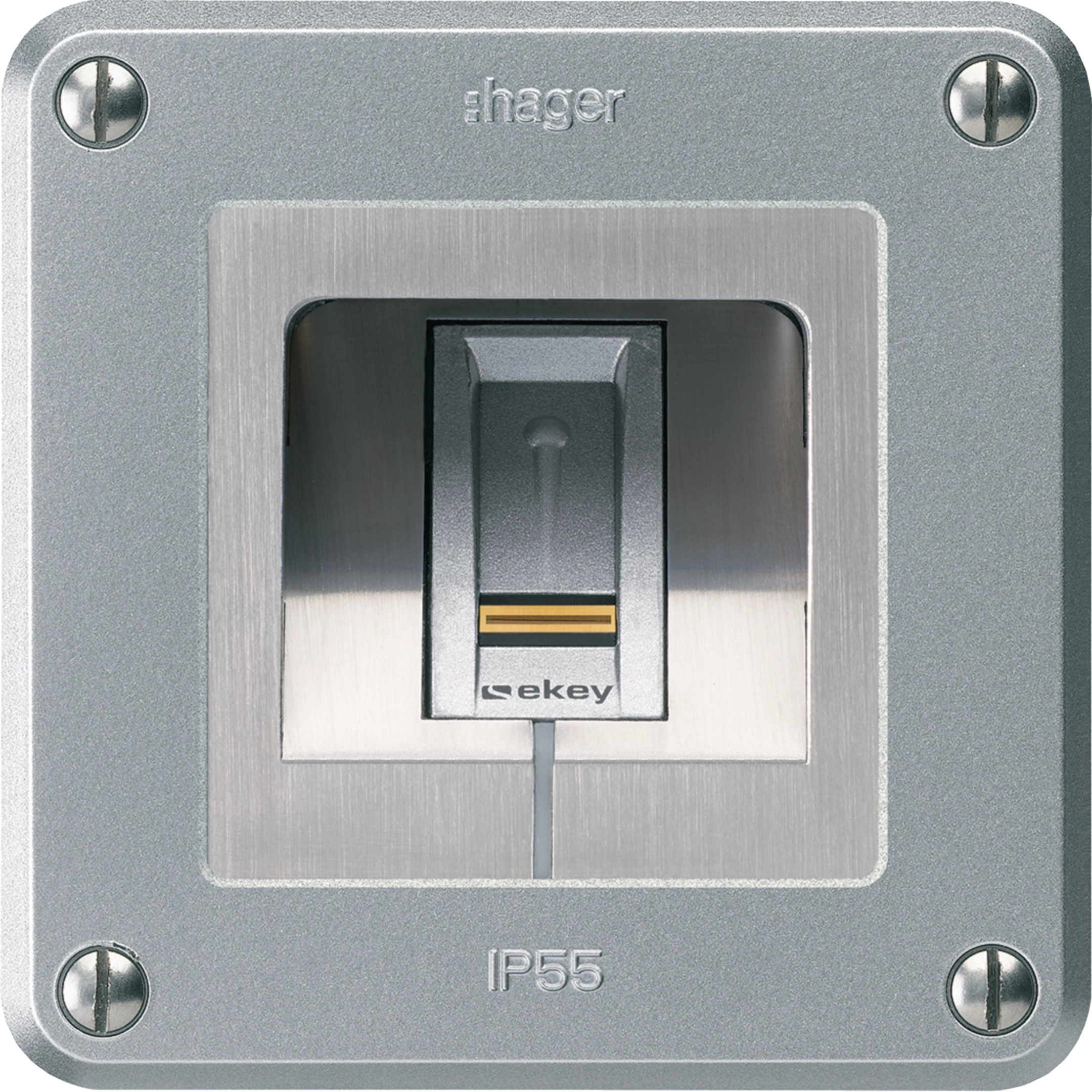 WH36210249C - NUP-Fingerscanner Hager ekey RFID robusto C aluminium