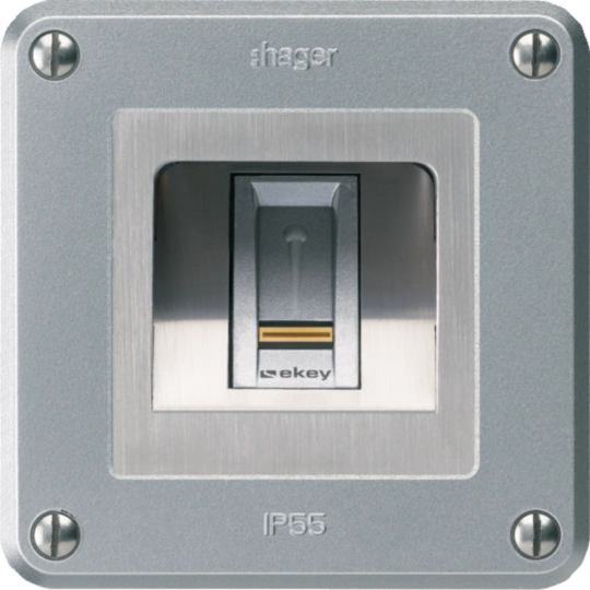 WH36210449C - Lecteur d&#039;empreintes digitales NUP Hager ekey-net S robusto C aluminium