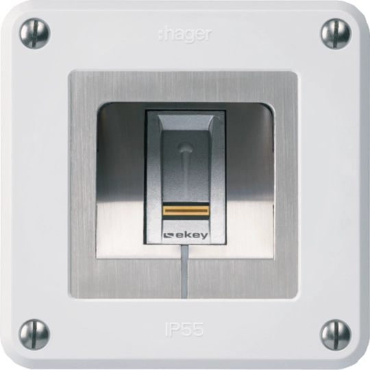 WH36210700C - Lecteur d&#039;empreintes digitales NUP Hager ekey-net S RFID robusto C blanc