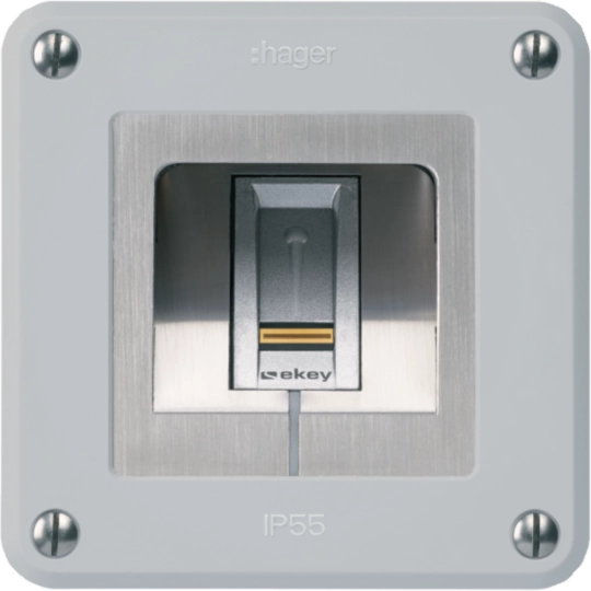 WH36210903C - NUP-Fingerscanner Hager ekey-net L RFID robusto C grau
