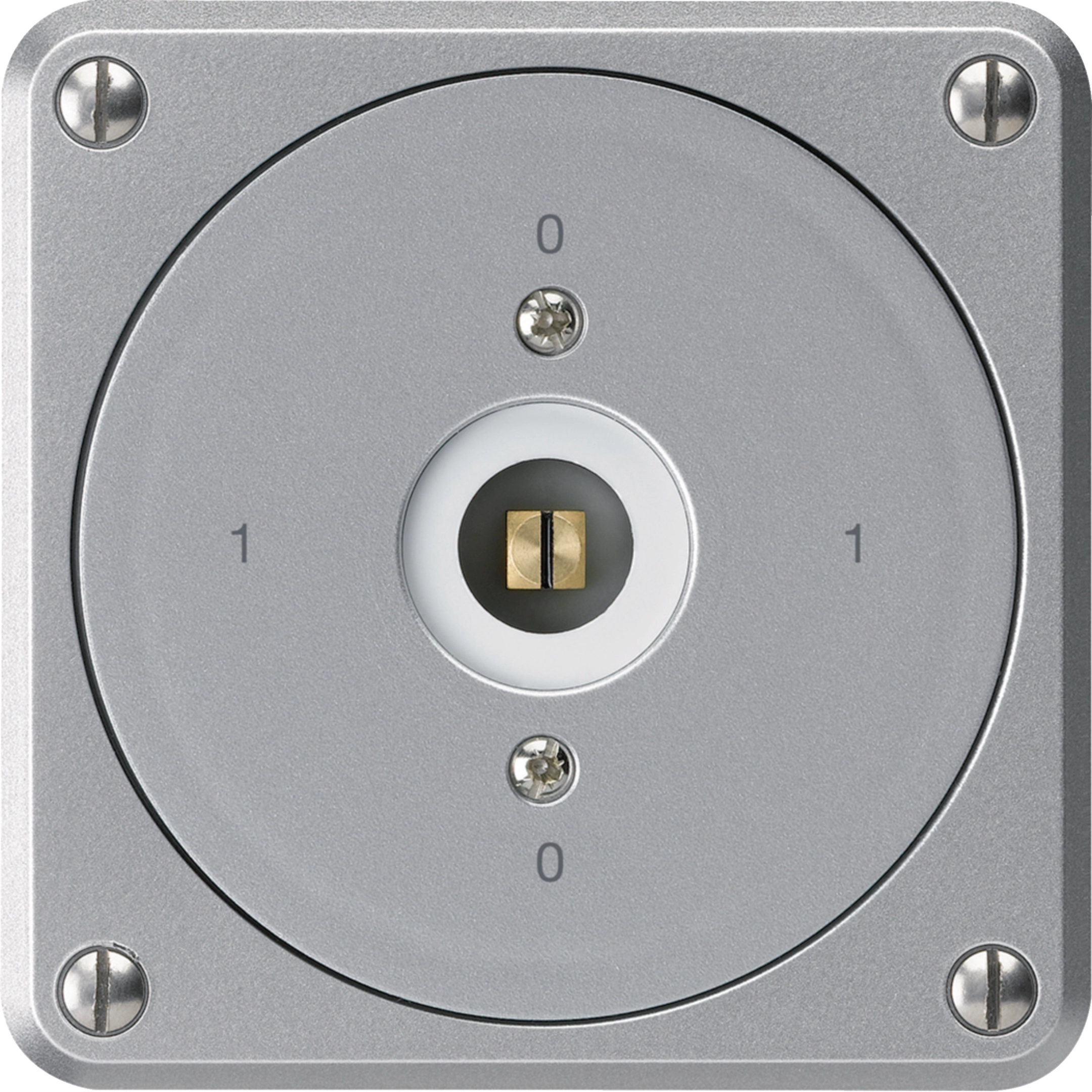 WH36222249C - Interrupteur à clé carrée ENC robusto sans clapet 0/2P aluminium