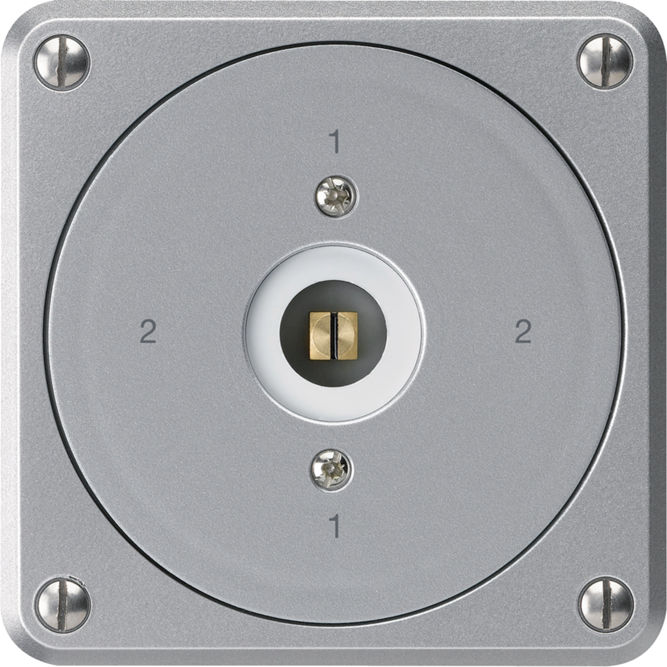 WH36222649C - Interrupteur à clé carrée ENC robusto sans clapet 3/1P aluminium