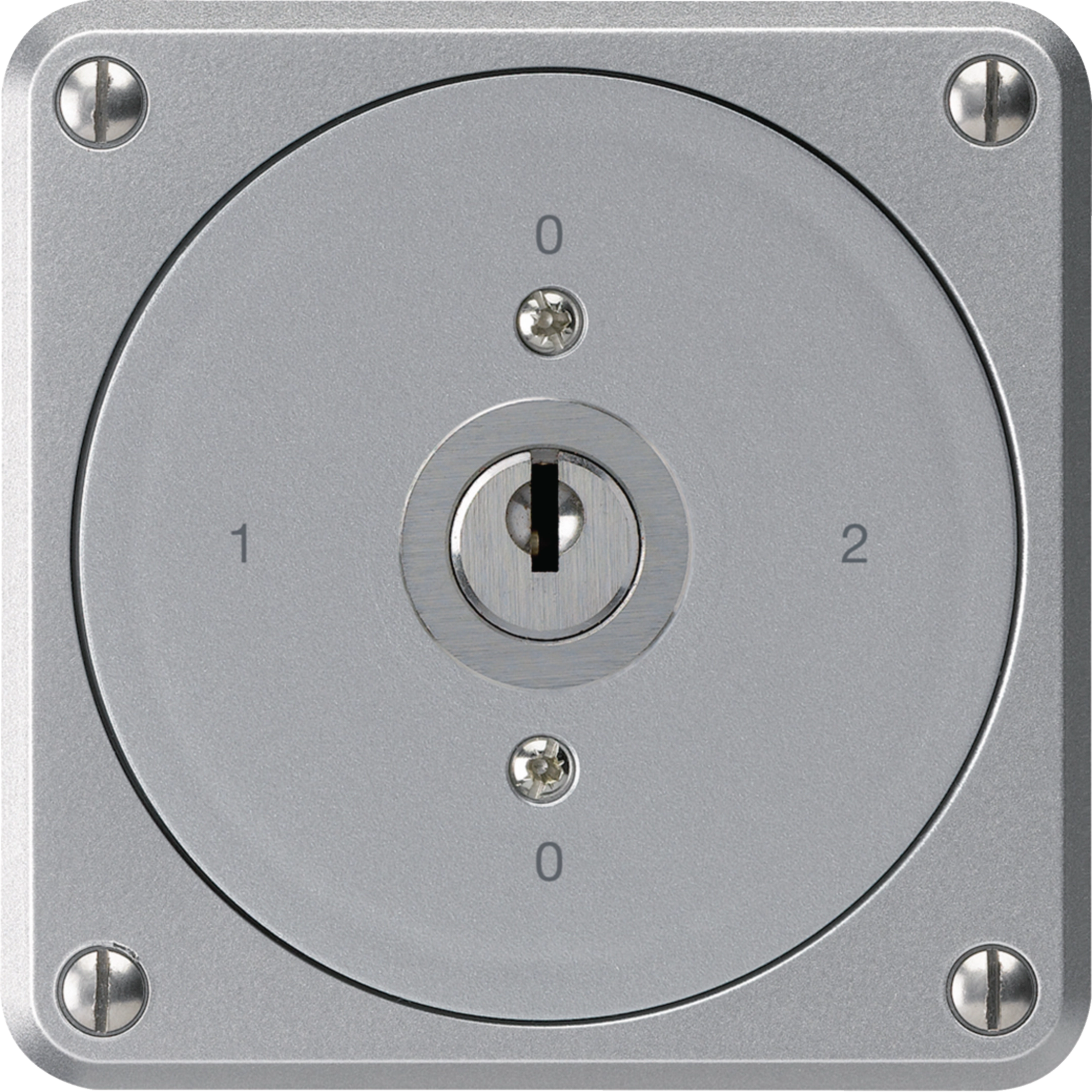WH36224549A - UP-Schlüsselschalter robusto ohne Klappdeckel 2/1P aluminium für Kombination
