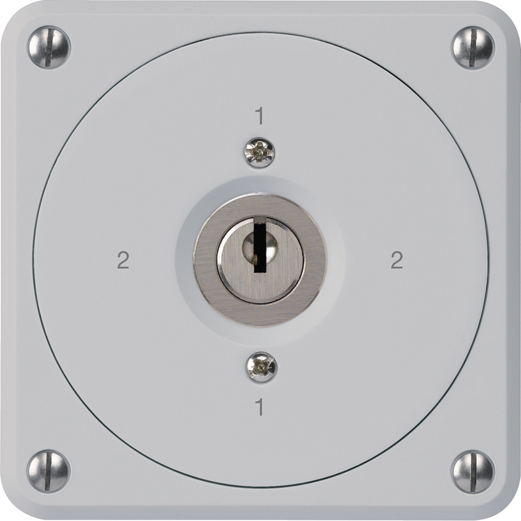 WH36224603A - UP-Schlüsselschalter robusto ohne Klappdeckel 3/1P grau für Kombination