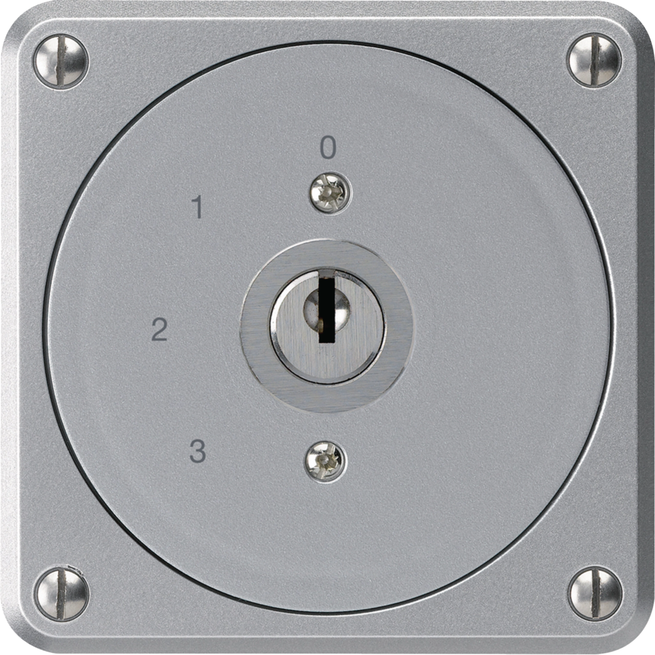WH36225249A - UP-Schlüsselschalter robusto ohne Klappdeckel 5/1P aluminium für Kombination