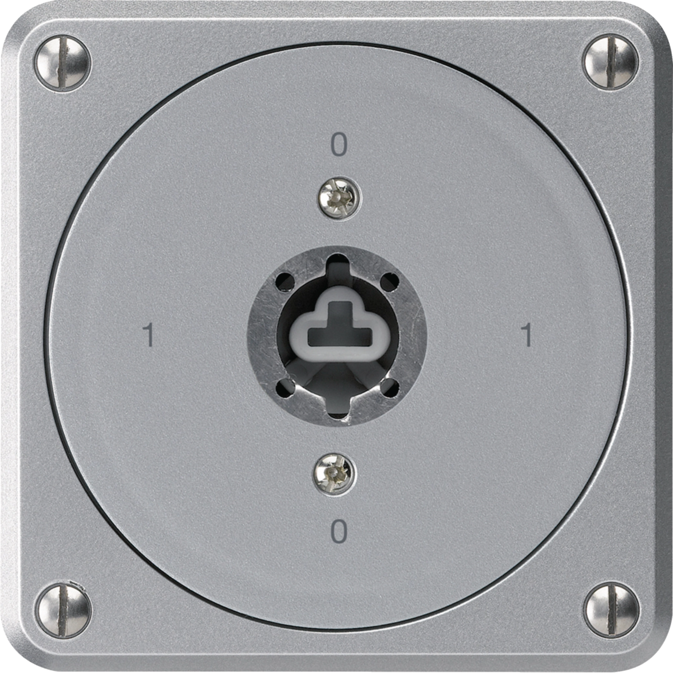 WH36226249C - Interrupteur à clé ENC robusto sans clapet sans cylindre 0/2P aluminium