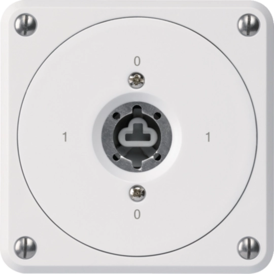 WH36226300C - UP-Schlüsselschalter robusto ohne Klappdeckel ohne Zylinder 0/3P weiss