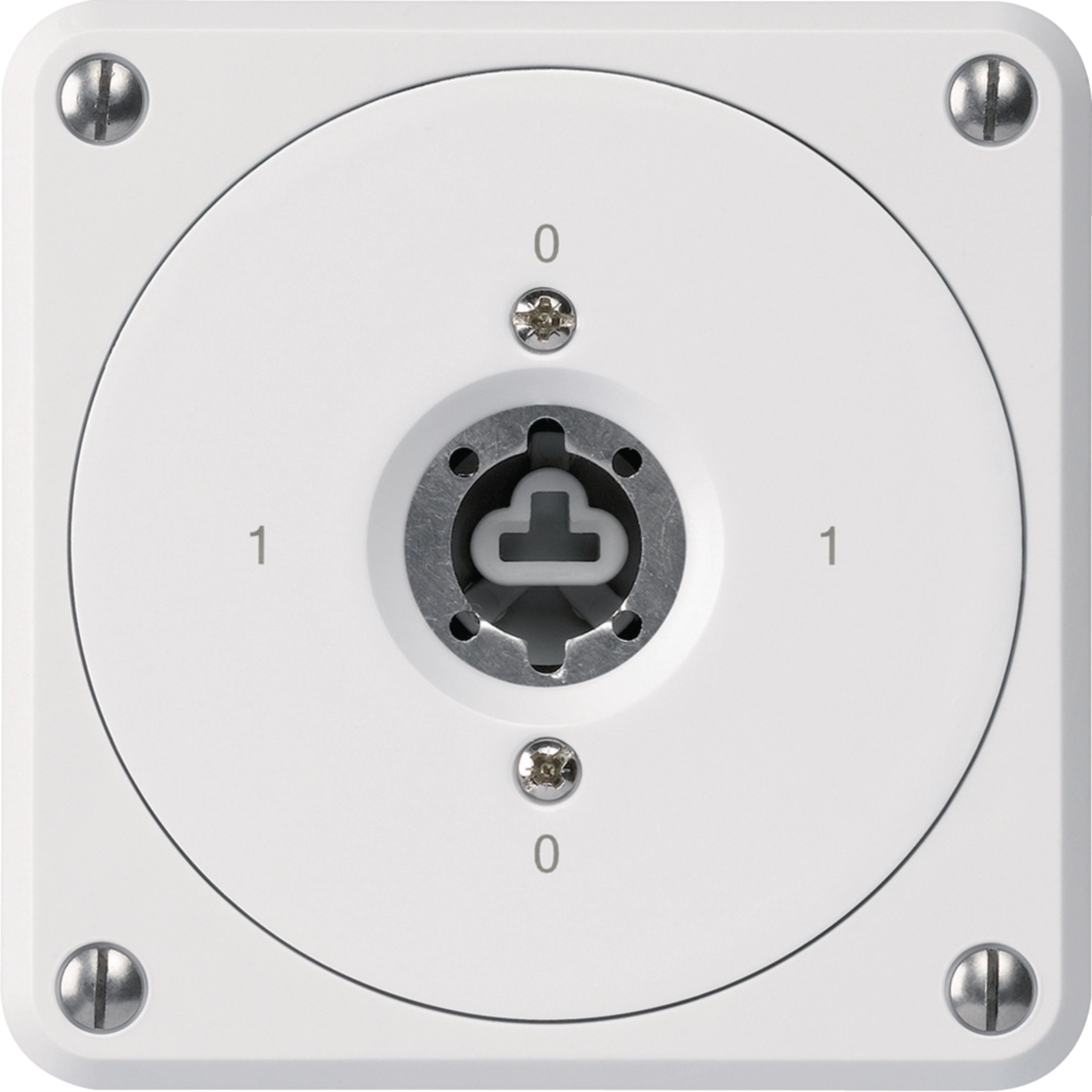 WH36226300C - UP-Schlüsselschalter robusto ohne Klappdeckel ohne Zylinder 0/3P weiss