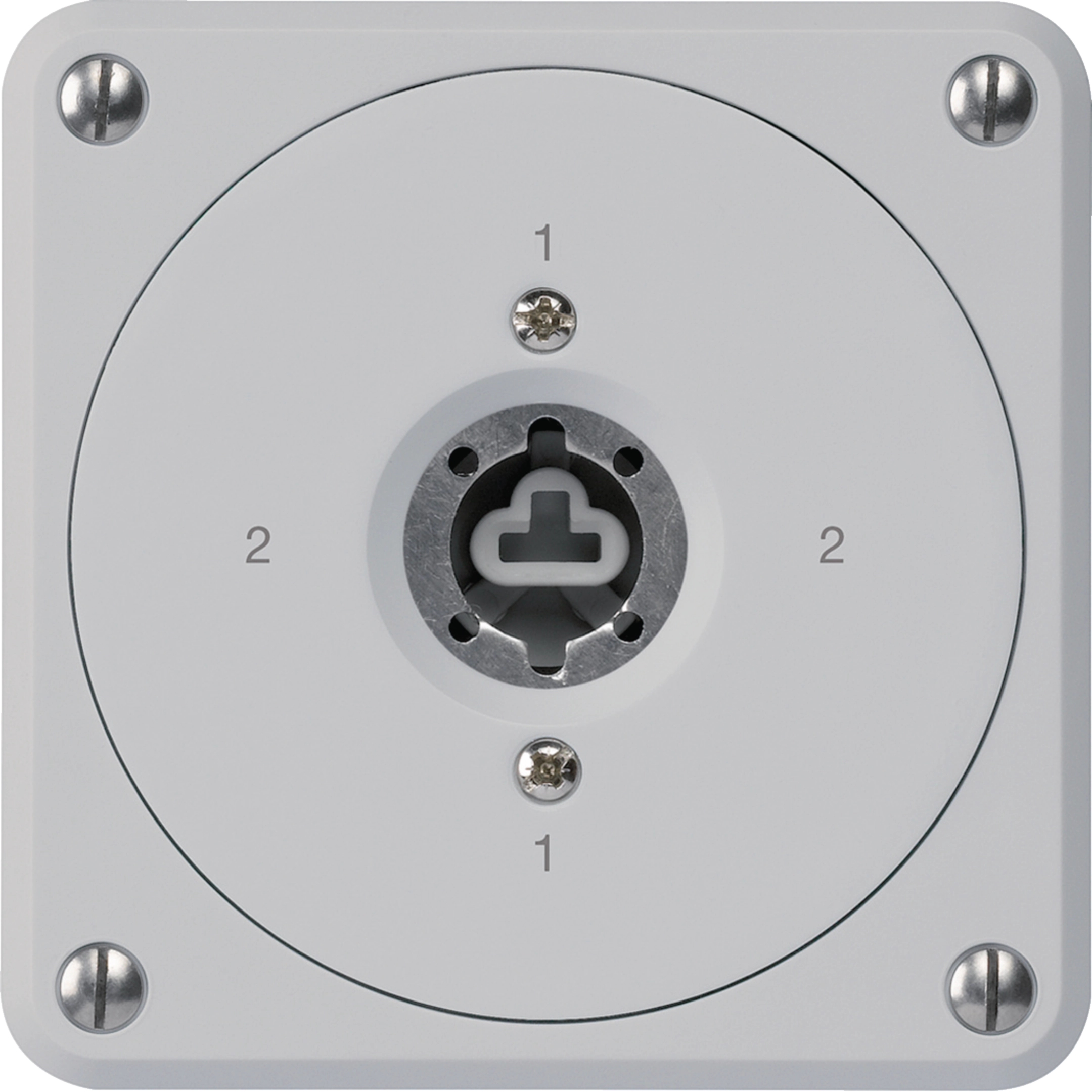 WH36226603A - UP-Schlüsselschalter robusto ohne Klappdeckel ohne Zylinder 3/1P grau Kombi