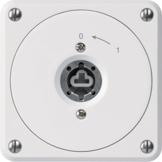 WH36226800A - Contact pivotant à clé ENC robusto blanc sans clapet sans cylindre 2P pour combi