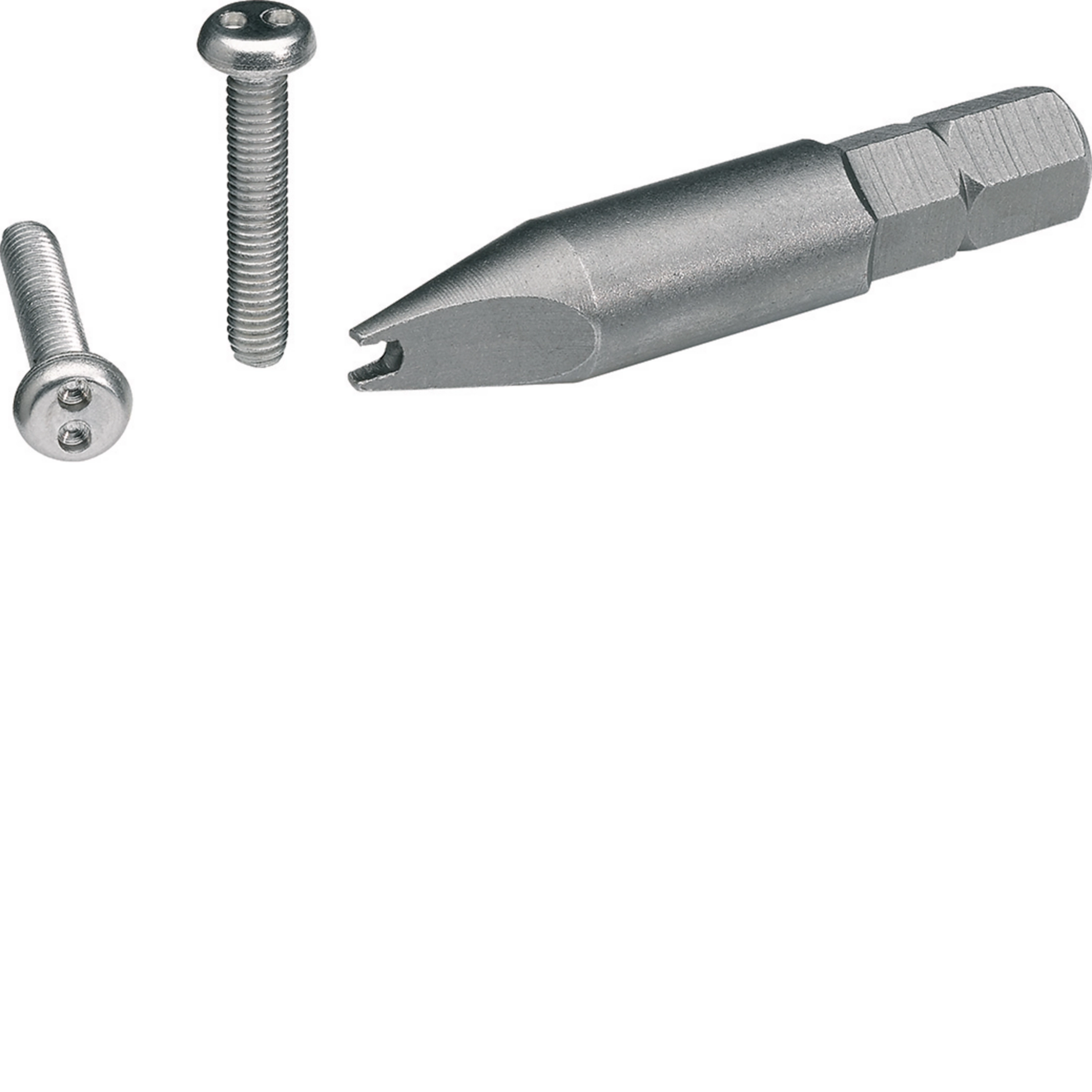 WH36990491Z - Schraube vandalensicher Hager robusto, 16mm, Edelstahl, 20Stk, mit Werkzeug