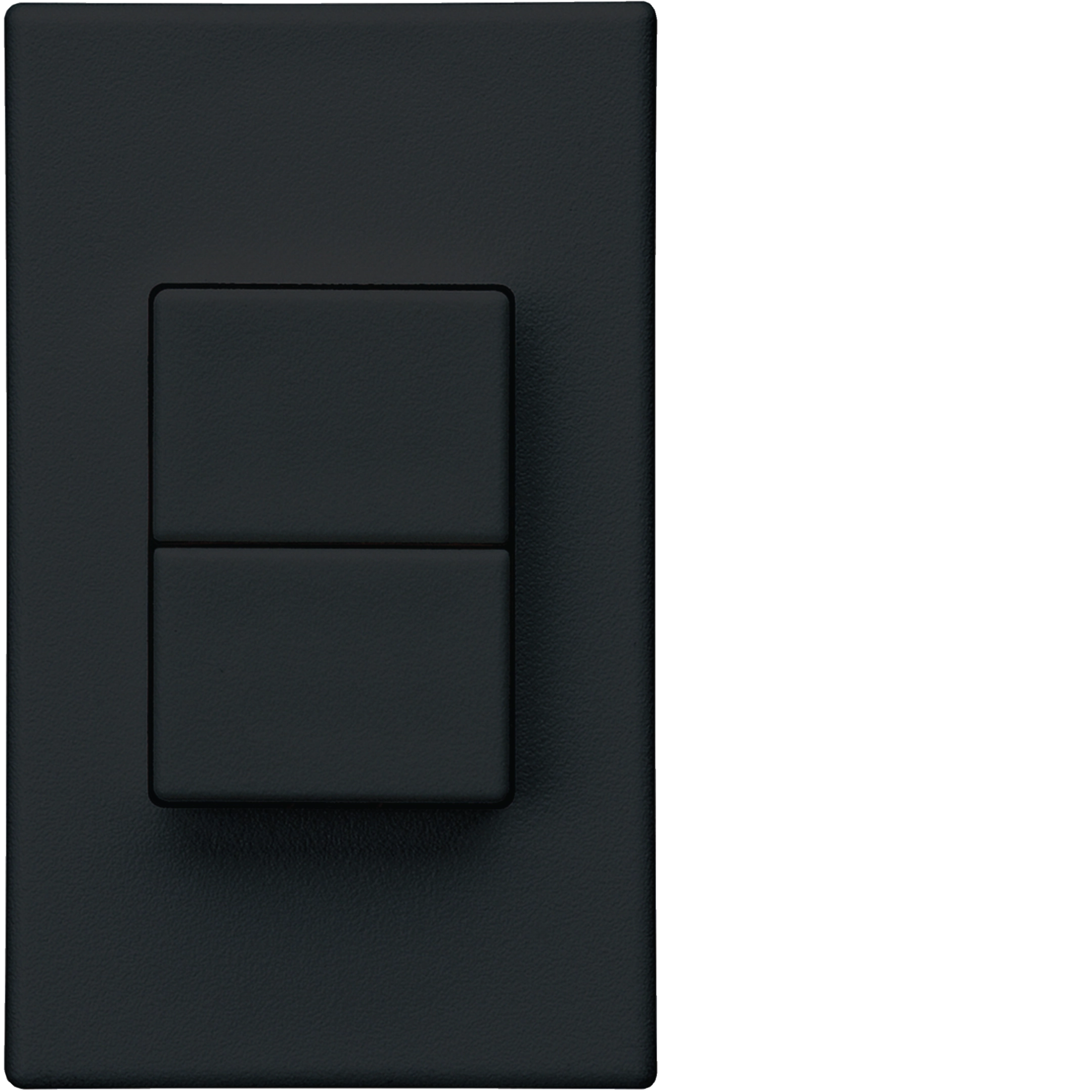 WH37100105D - EB-Doppel-Druckschalter Hager FLF 10A/250V 1/1L schwarz