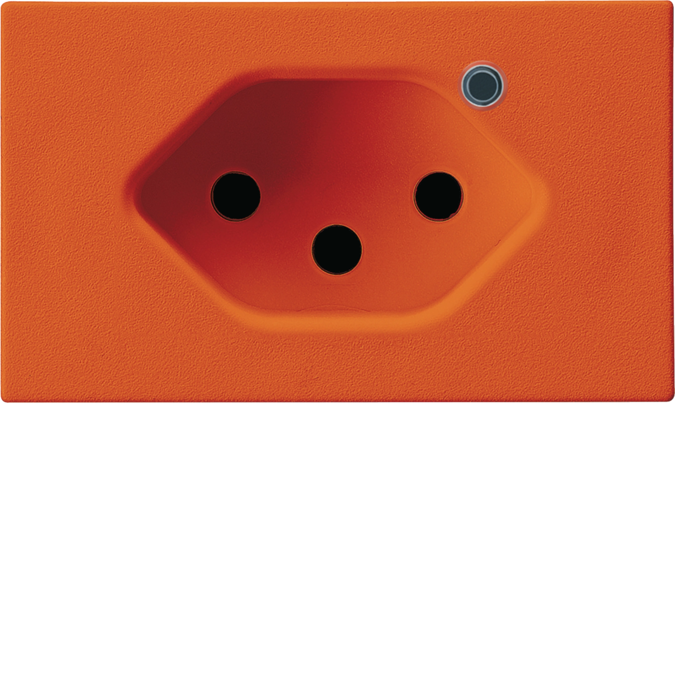 WH37583306DM - Prise INC FLF Hager type 13 lumineuse orange avec bornes enfichables