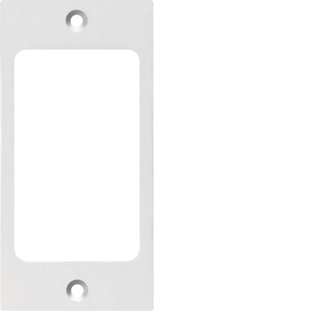 WH37950100D - Accessoires FLF: Plaque de fixation (aluminium) 81x40mm anodisé, Blanc