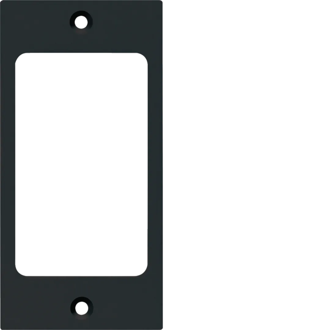 WH37950105D - Accessoires FLF: Plaque de fixation (aluminium) 81x40mm anodisé, Noir