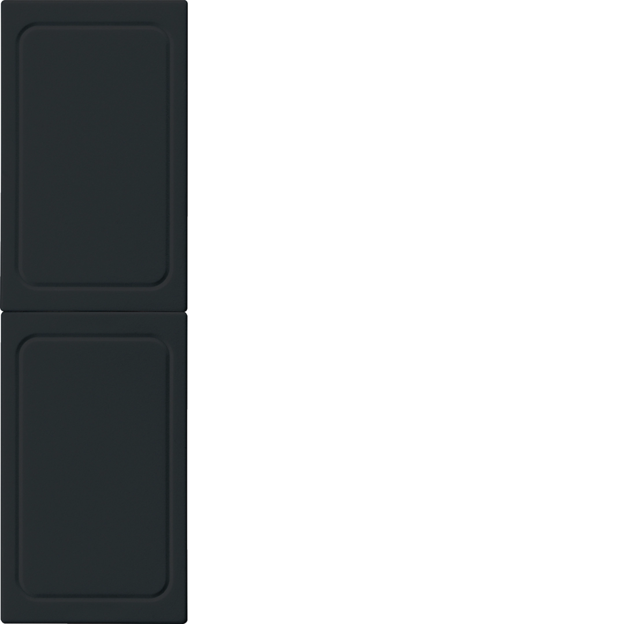 WH37960905D - Plaque de fermeture Hager FLF 4×3/5 noir
