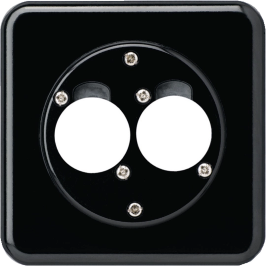 WH41520205C - UP-Montageset für 2 XLR schwarz basico