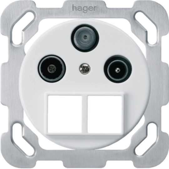 WH41546900B - UP-Antennendose TV-R-SAT HMS basico B weiss