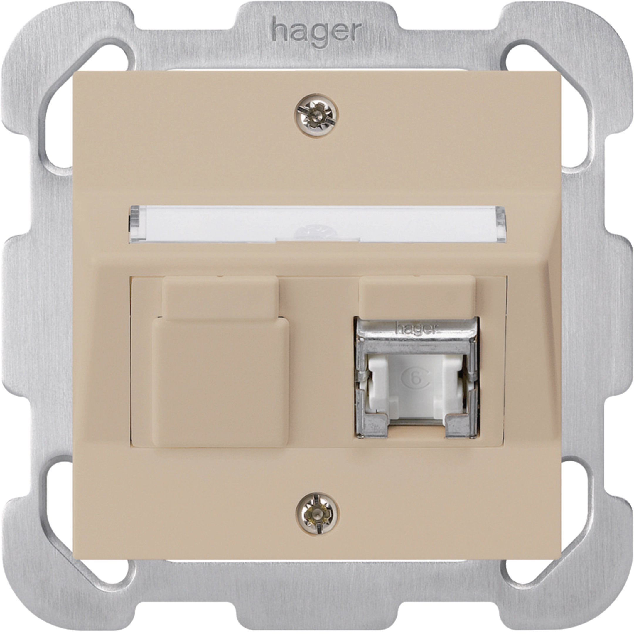 WH50300107B - Prise ENC kallysto B cat.6 1RJ45/s beige