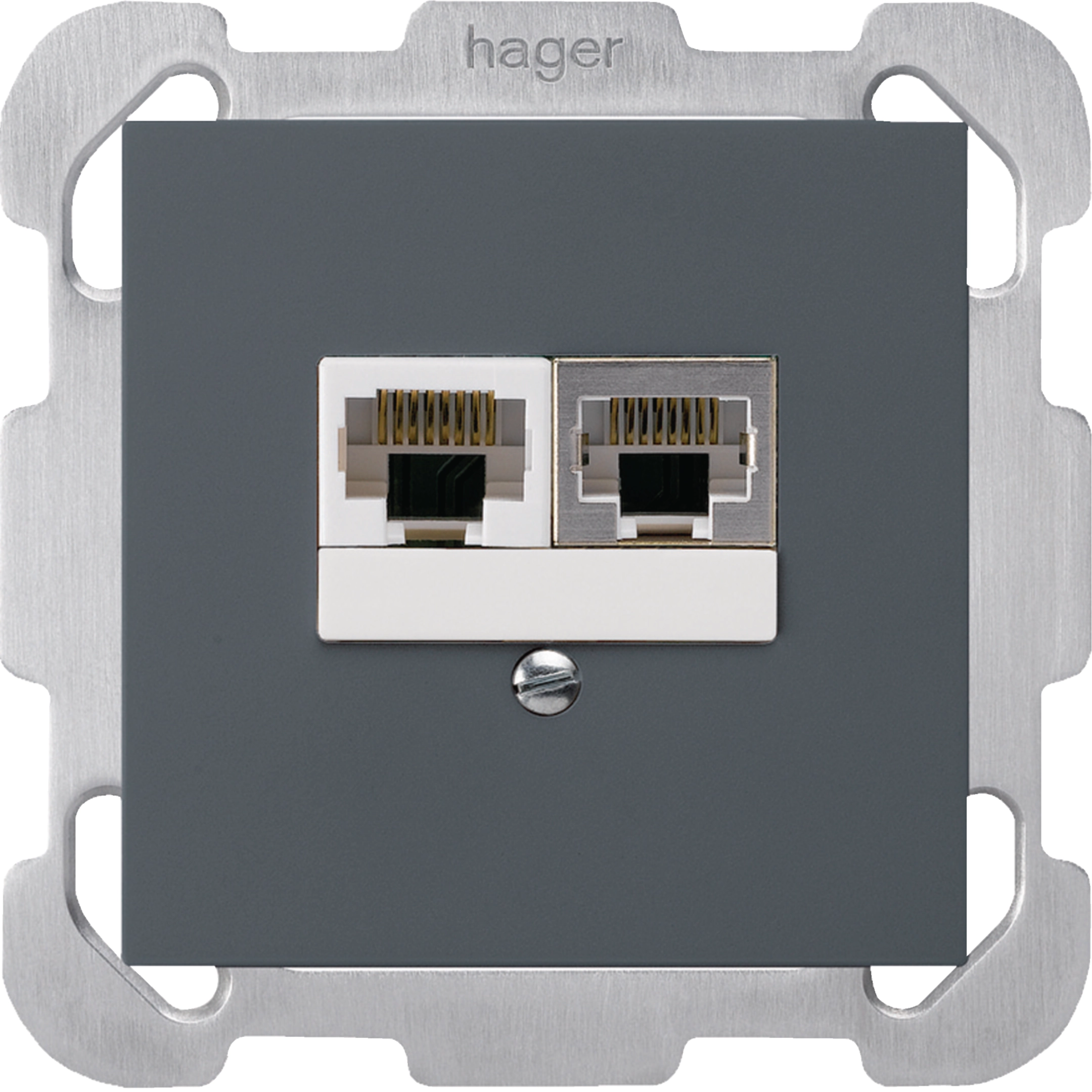 ka. B: RJ45 UTP/RJ45 Cat.5 STP/8p an • WH50401404B | Hager