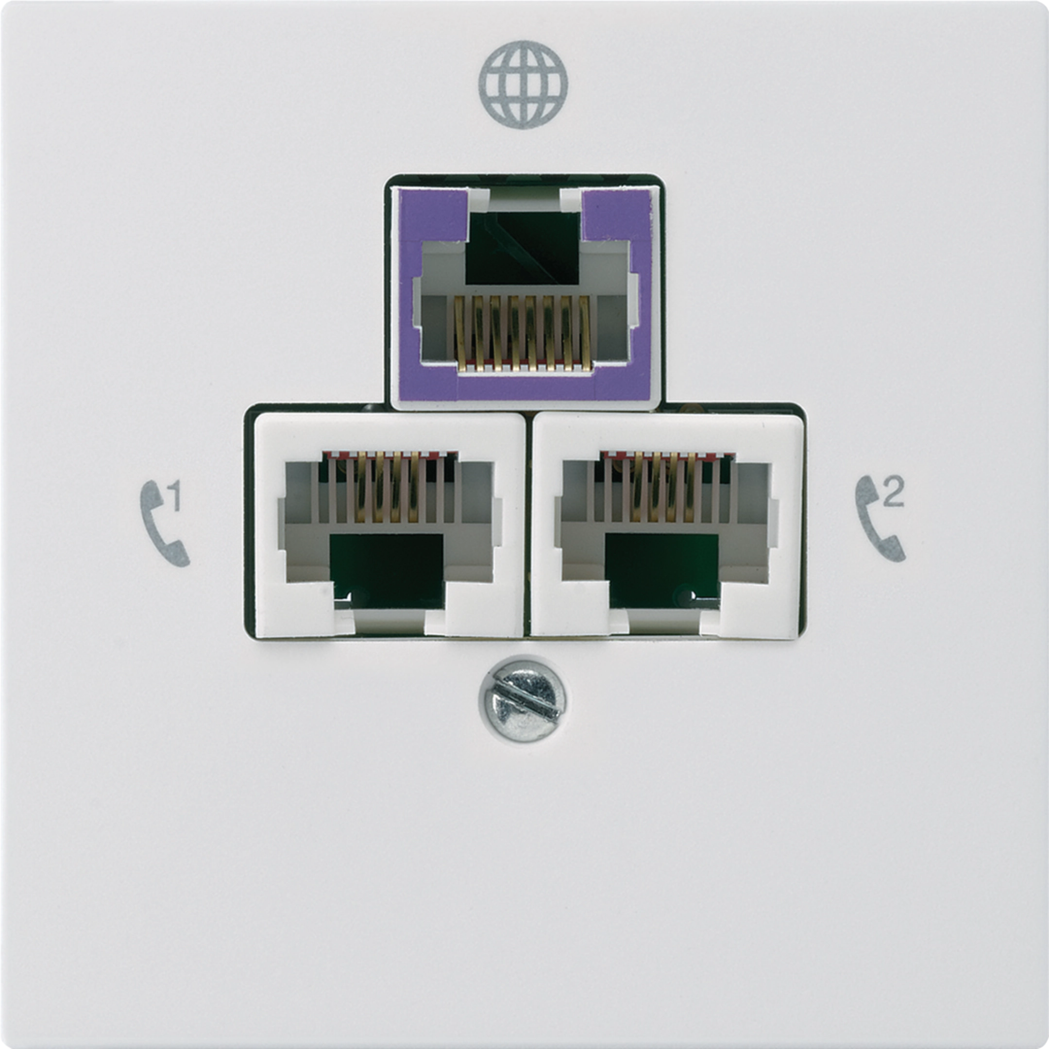 WH50401600A - Rückführdose kallysto A für 2 DSL weiss
