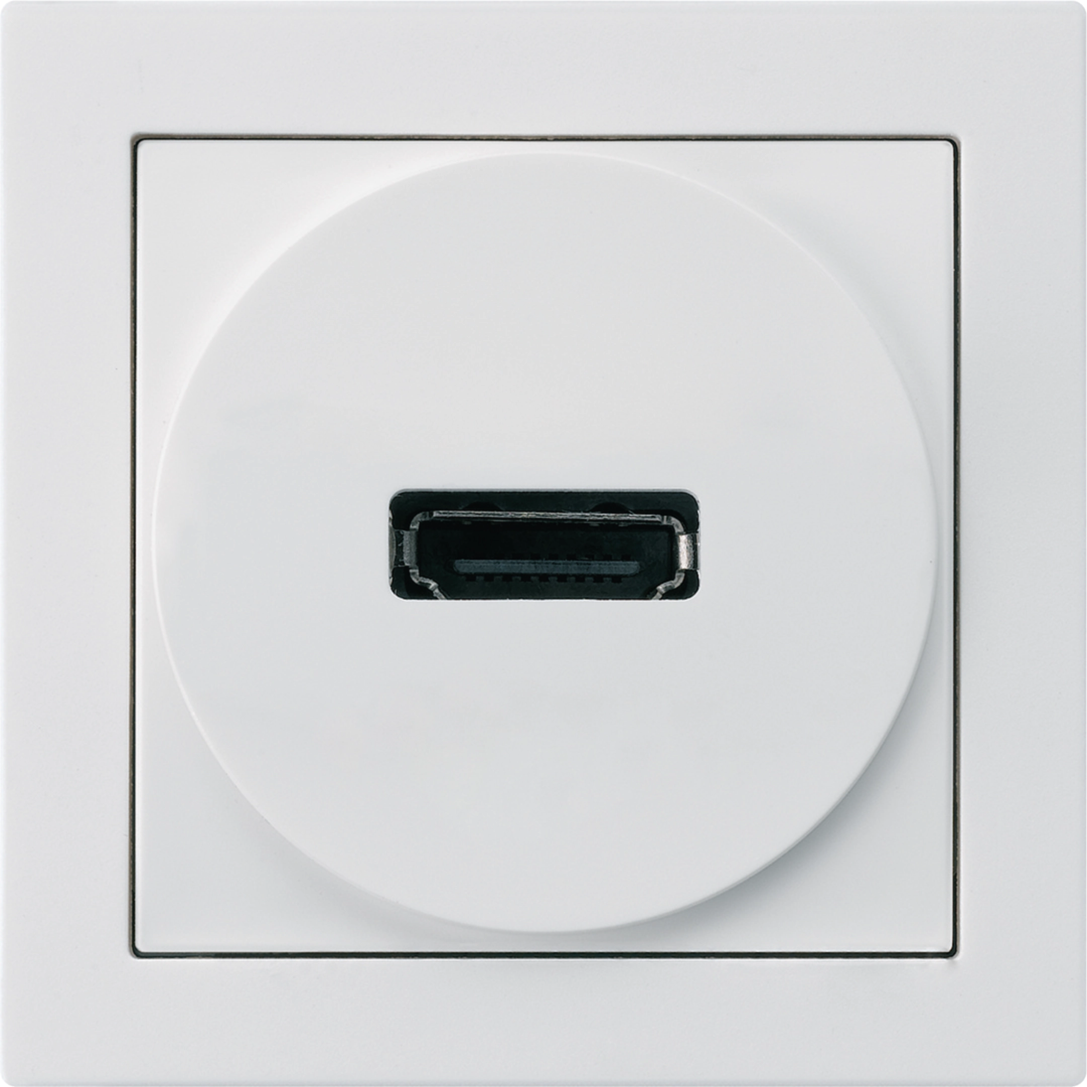 WH50540300A - Anschlussdose kallysto A HDMI mit Schraubanschluss weiss