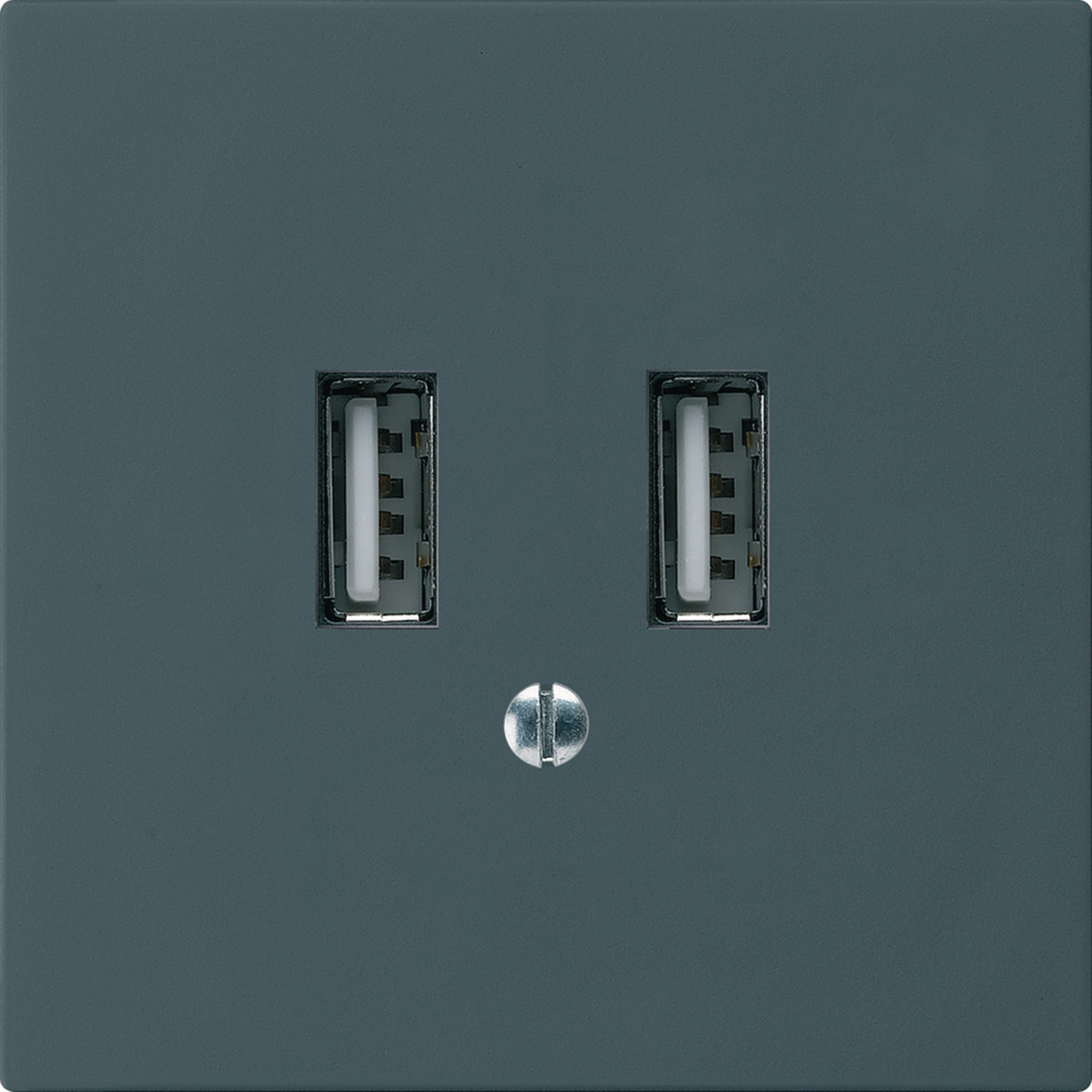 WH50820104A - UP-USB-Ladesteckdose Hager kallysto A 240V 2400mA anthrazit