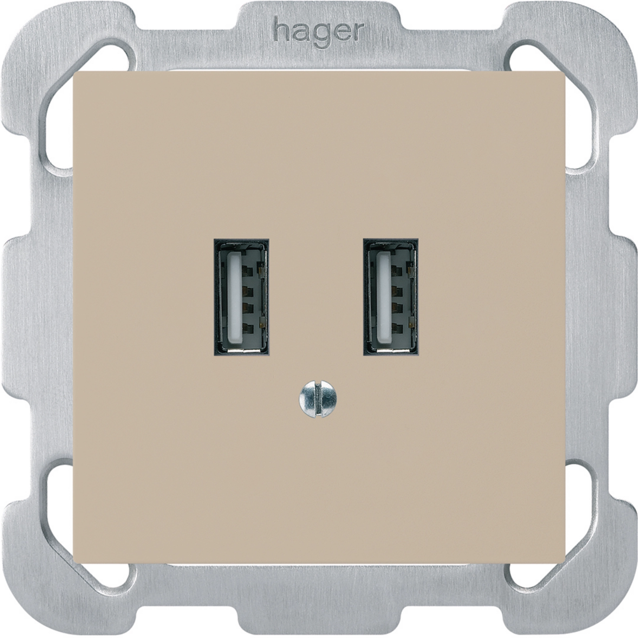 WH50820107B - Prise de charge USB ENC Hager kallysto B 240V 2400mA beige