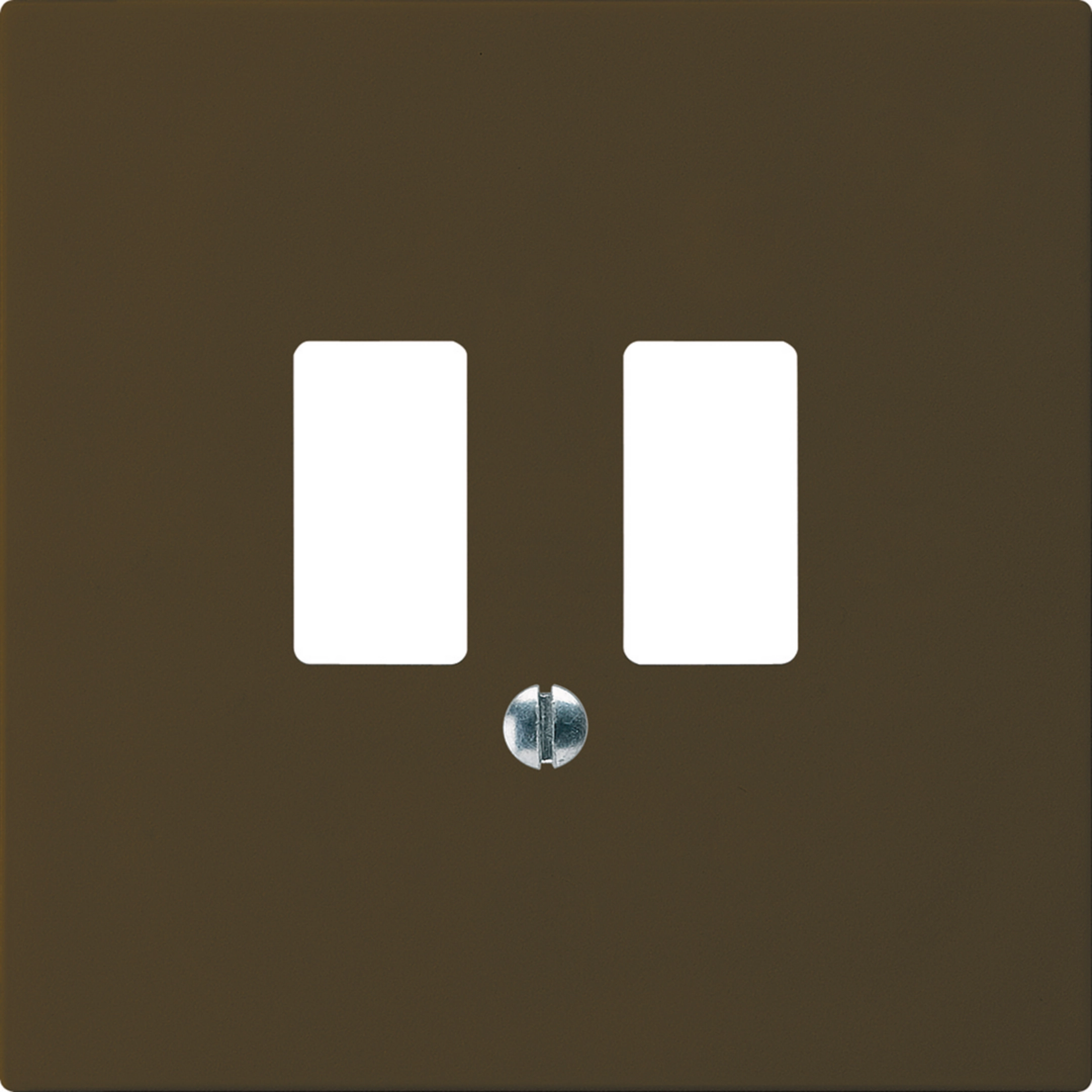 WH50820109H - Plaque frontale kallysto pour prise USB brun