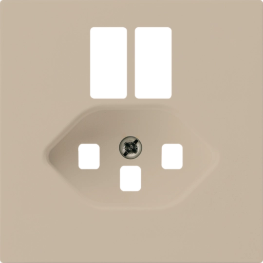 WH50820407H - Plaque frontale kallysto pour prise 2×USB & T23 beige