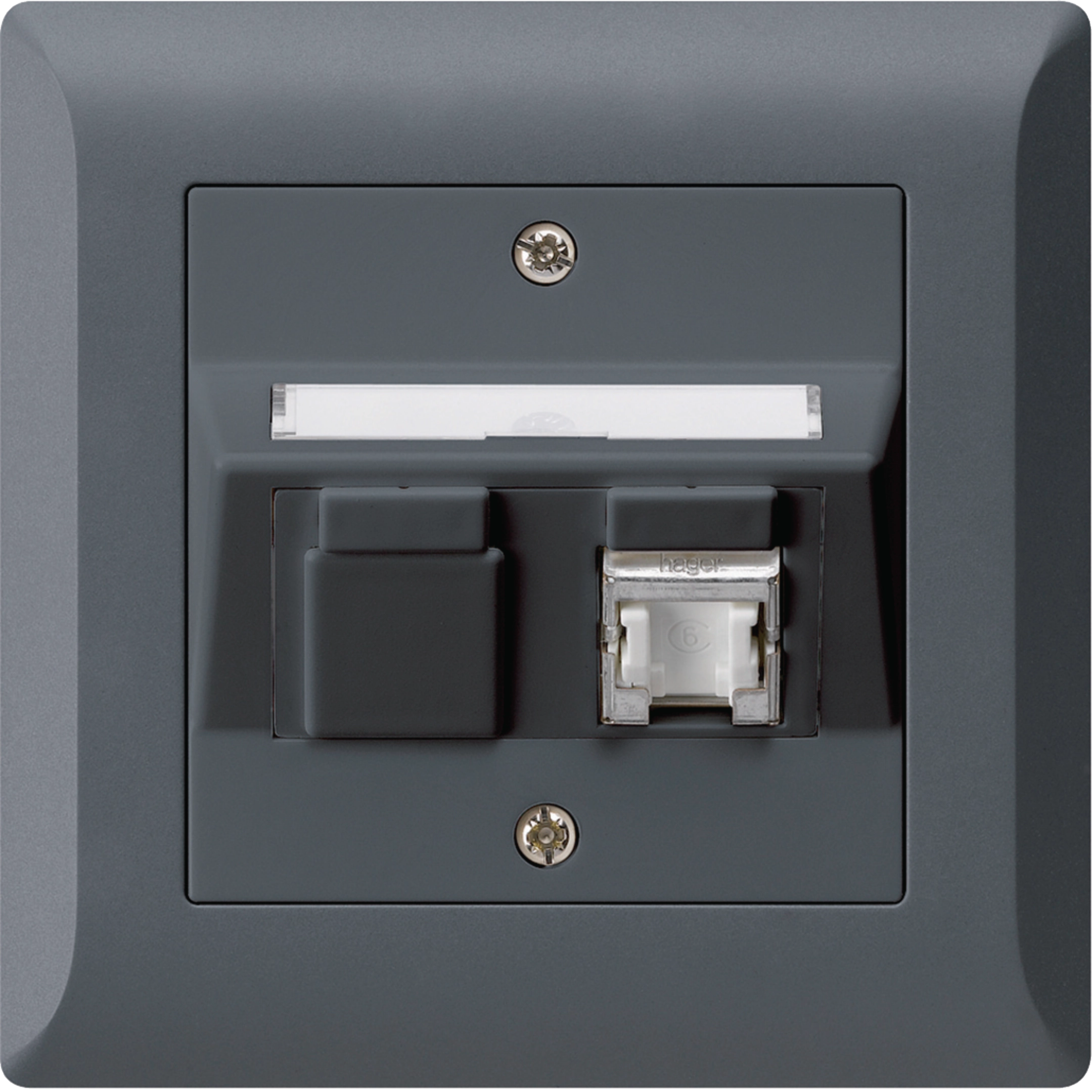 WH55300104C - UP-Dose kallysto.line C Kat.6 1RJ45/s anthrazit