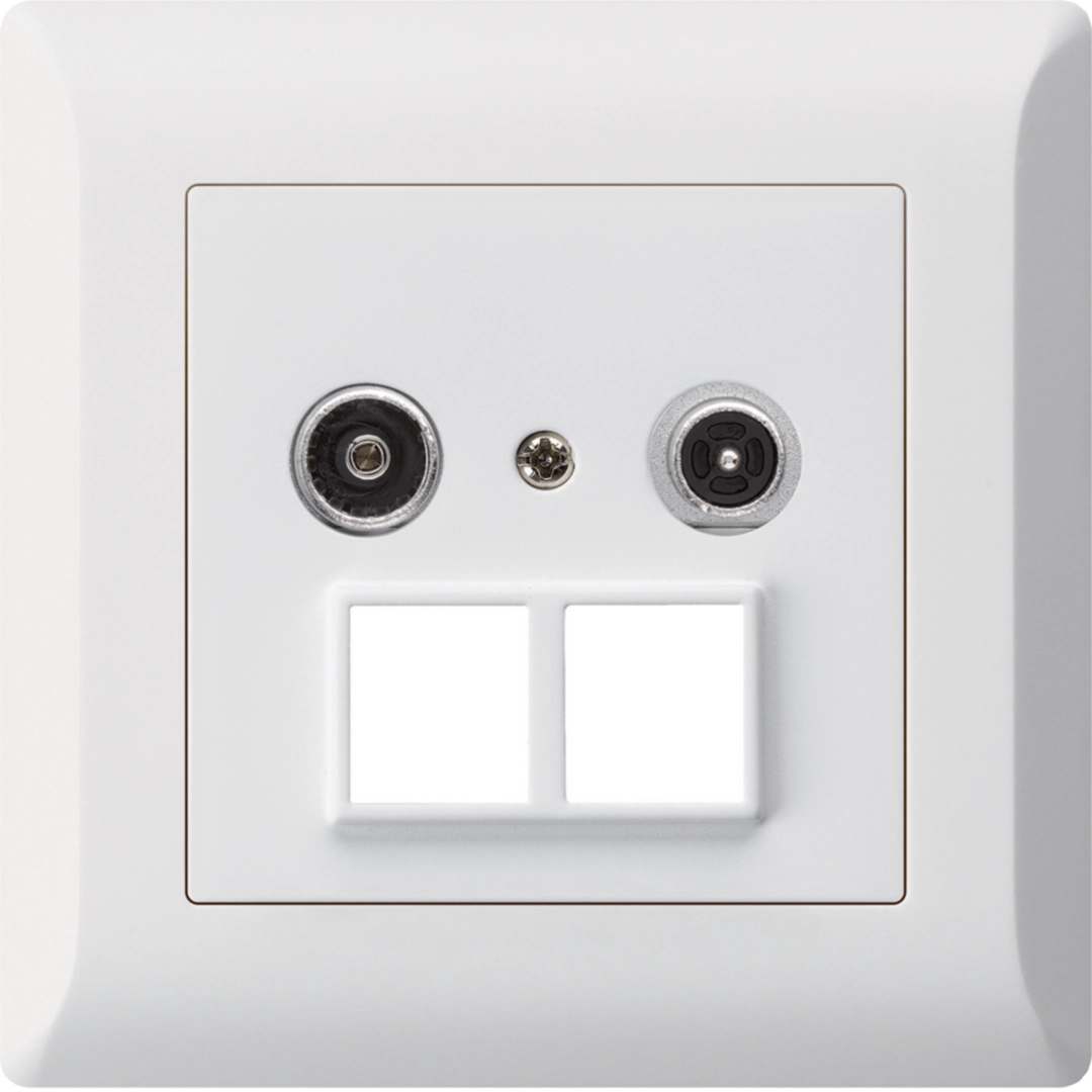 WH55549800C - Prise multimédia ENC kallysto.line R/TV 23dB 2GHz blanc