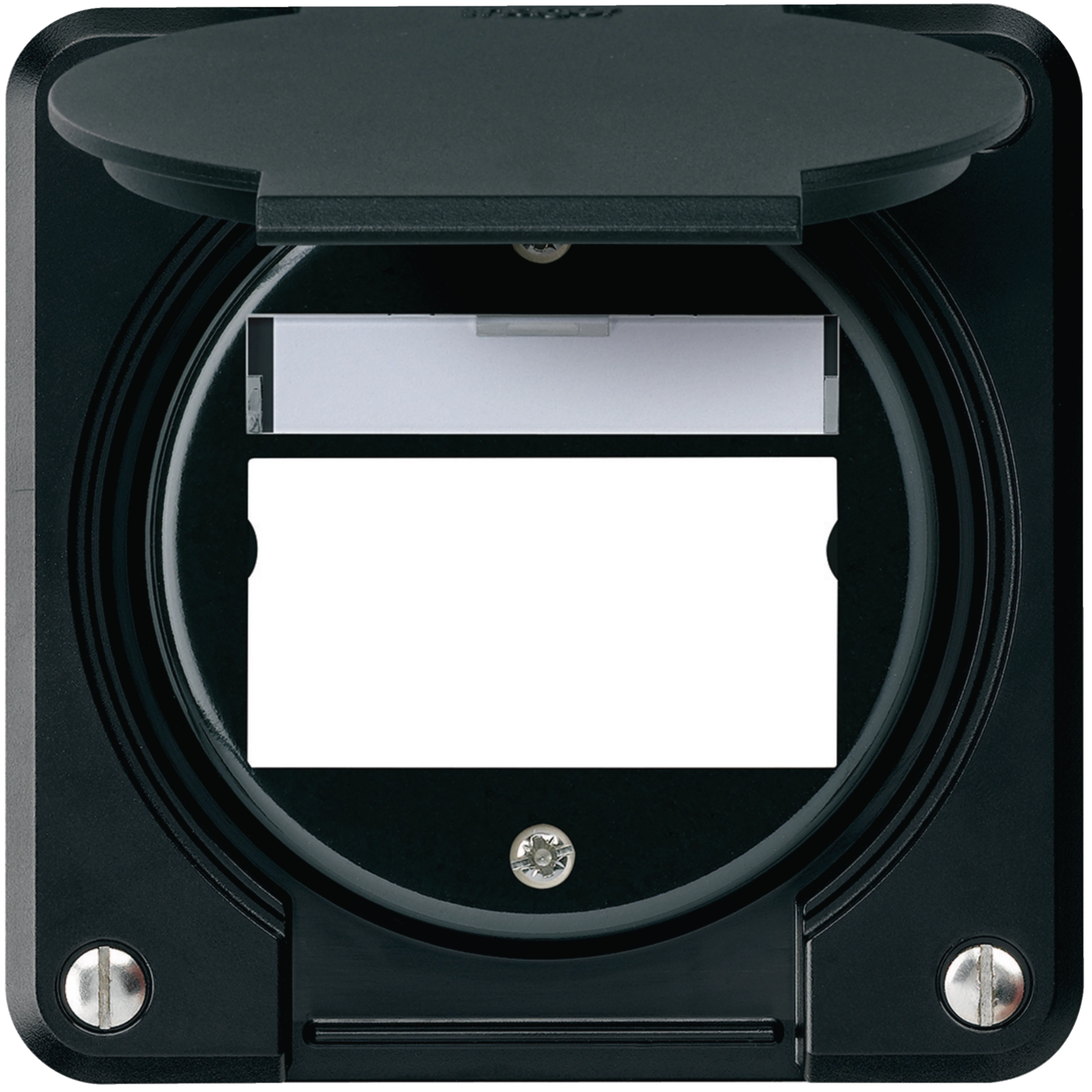 WH65141105C - Kit de montage ENC robusto IP55 plat noir pour module multimédia