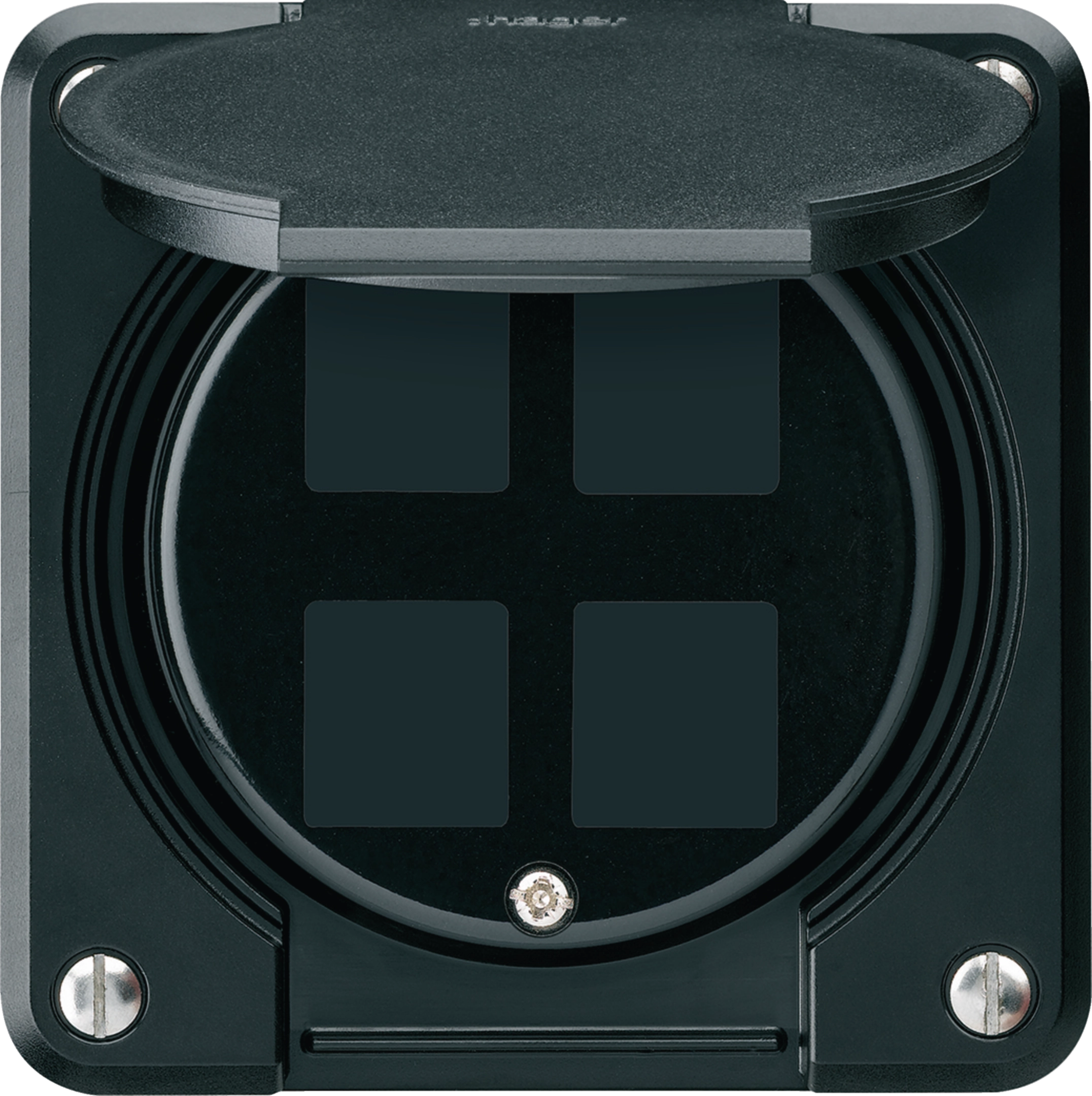 WH65300305A - UP-Montageset robusto HMS IP55 schwarz für 4×Modul für Kombination