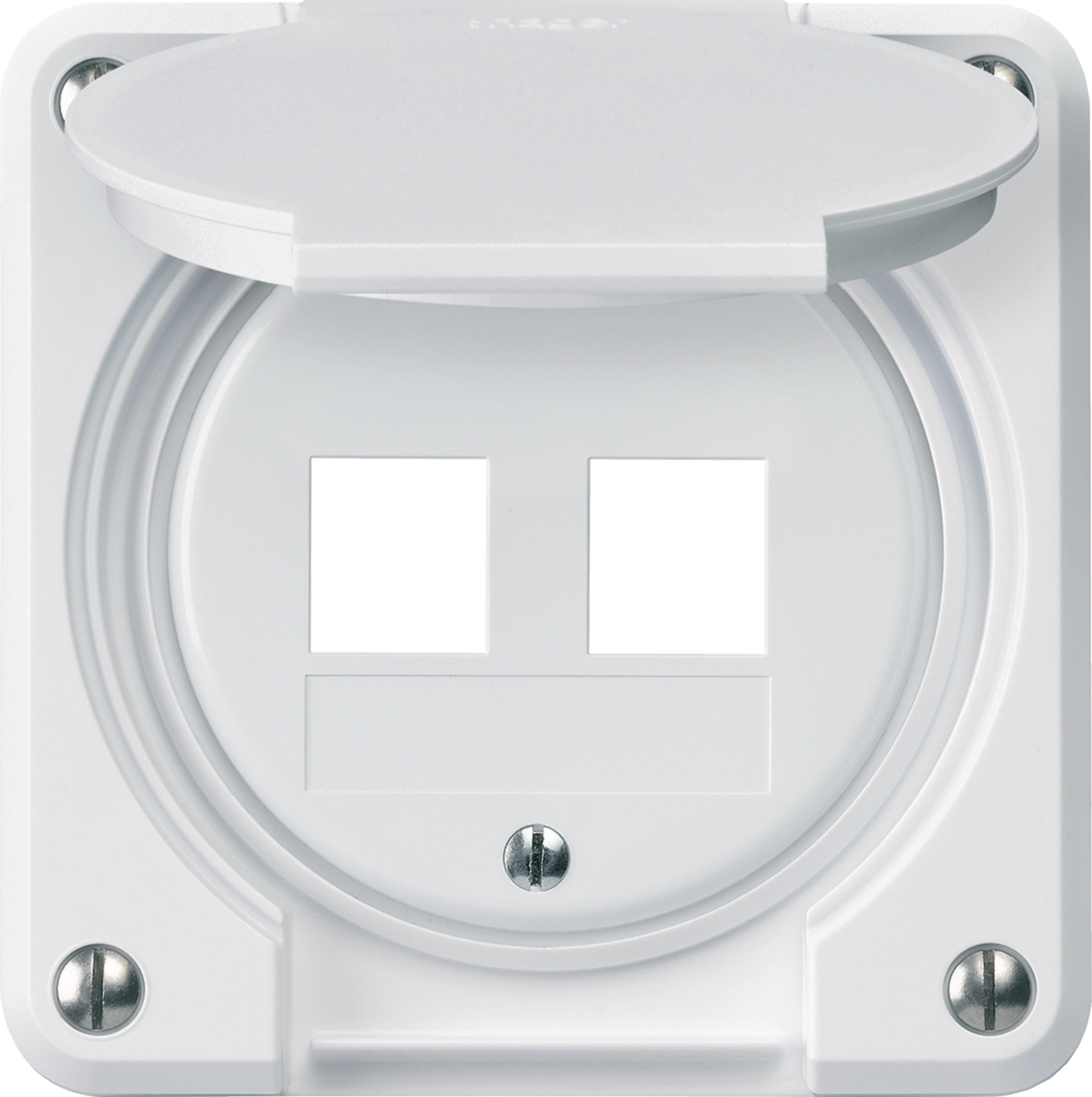 WH65300400C - UP-Montageset robusto HMS IP55 weiss für 2×Modul