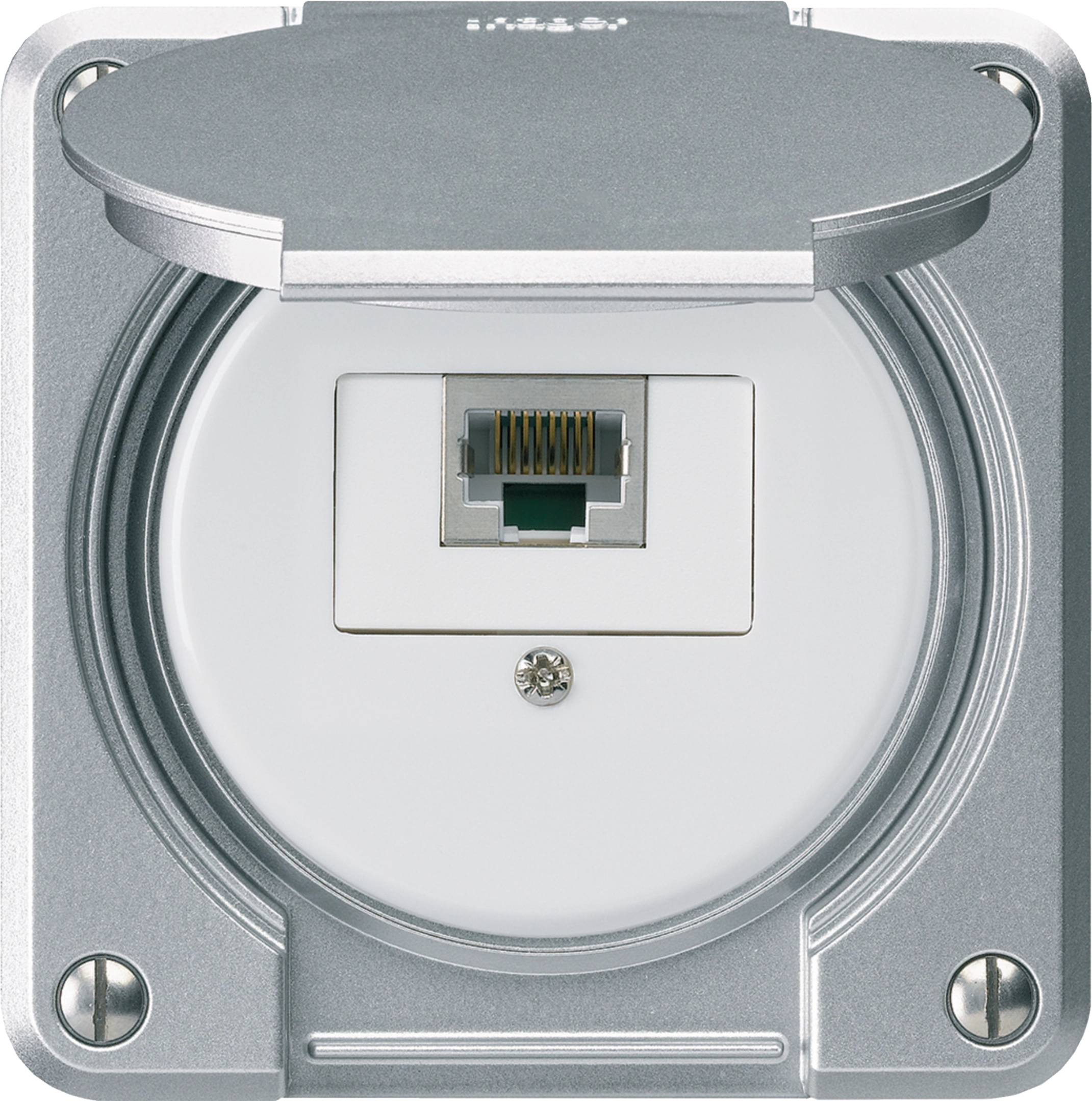 WH65400949A - UP-Anschlussdose robusto IP55 aluminium 1×RJ45/s für Kombination