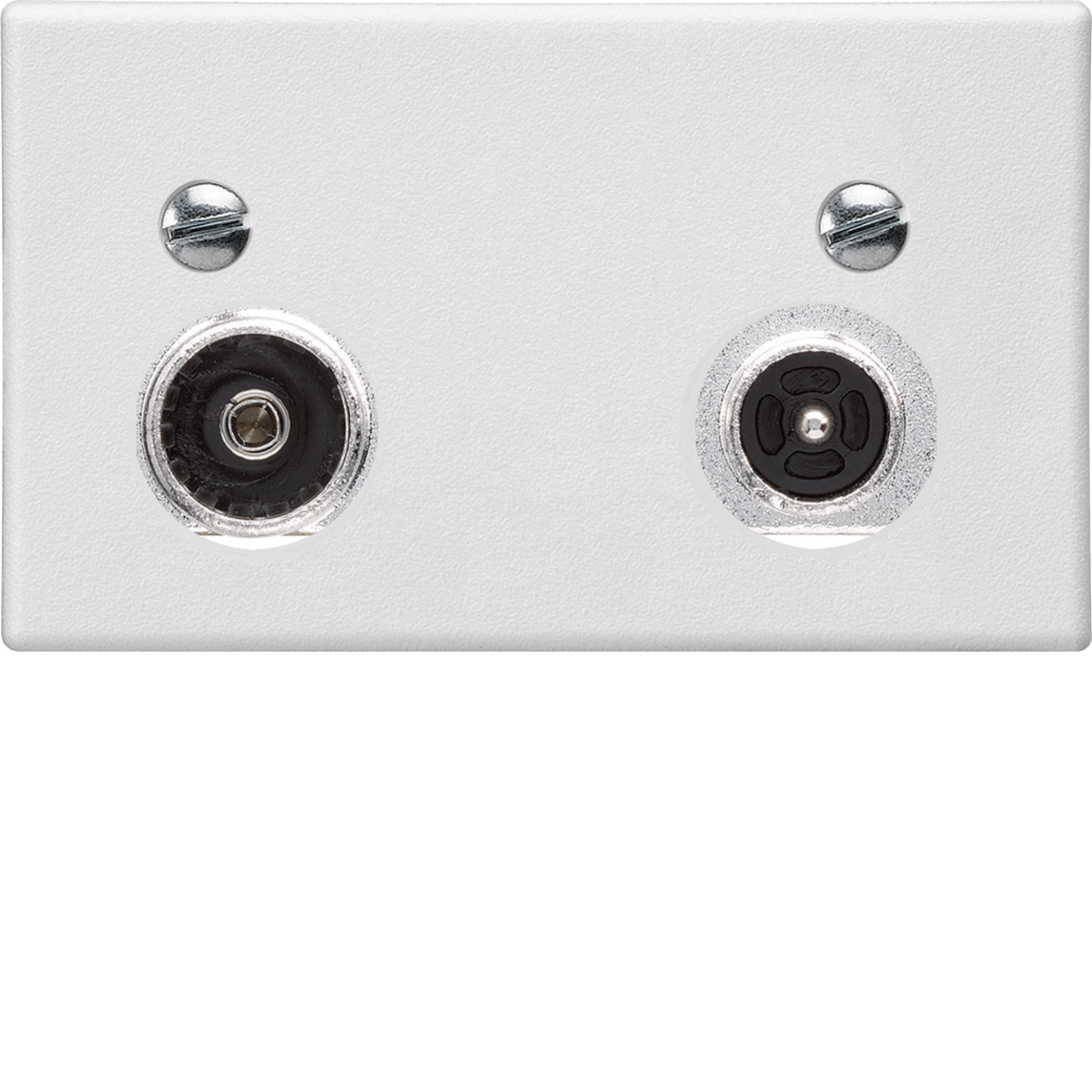 WH66548500D - Prise d&#039;antenne FLF Hager R-TV 4dB 2GHz blanc