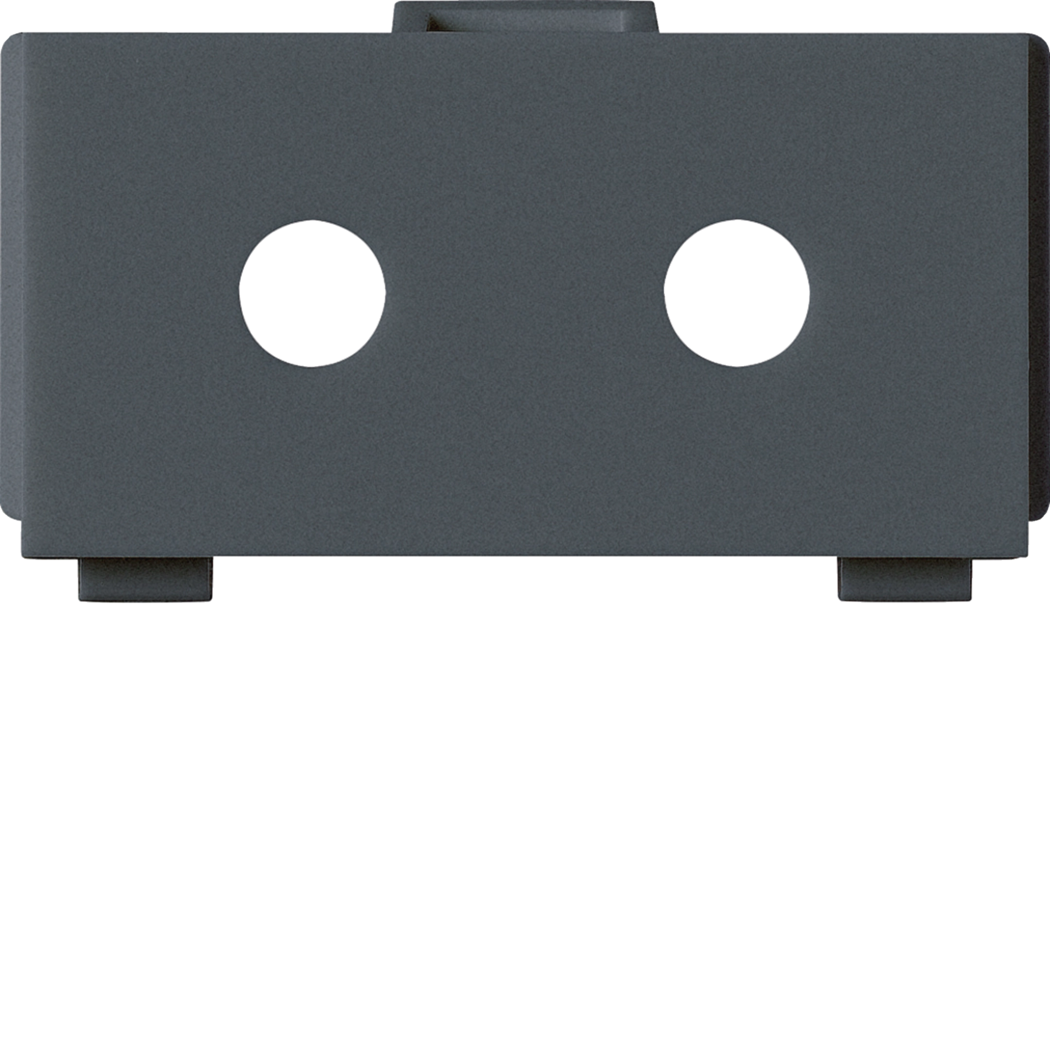 WH72530304Z - Multimedia-Modul M3 leer für 2 LS-Klemmen Ø6.4mm anthrazit