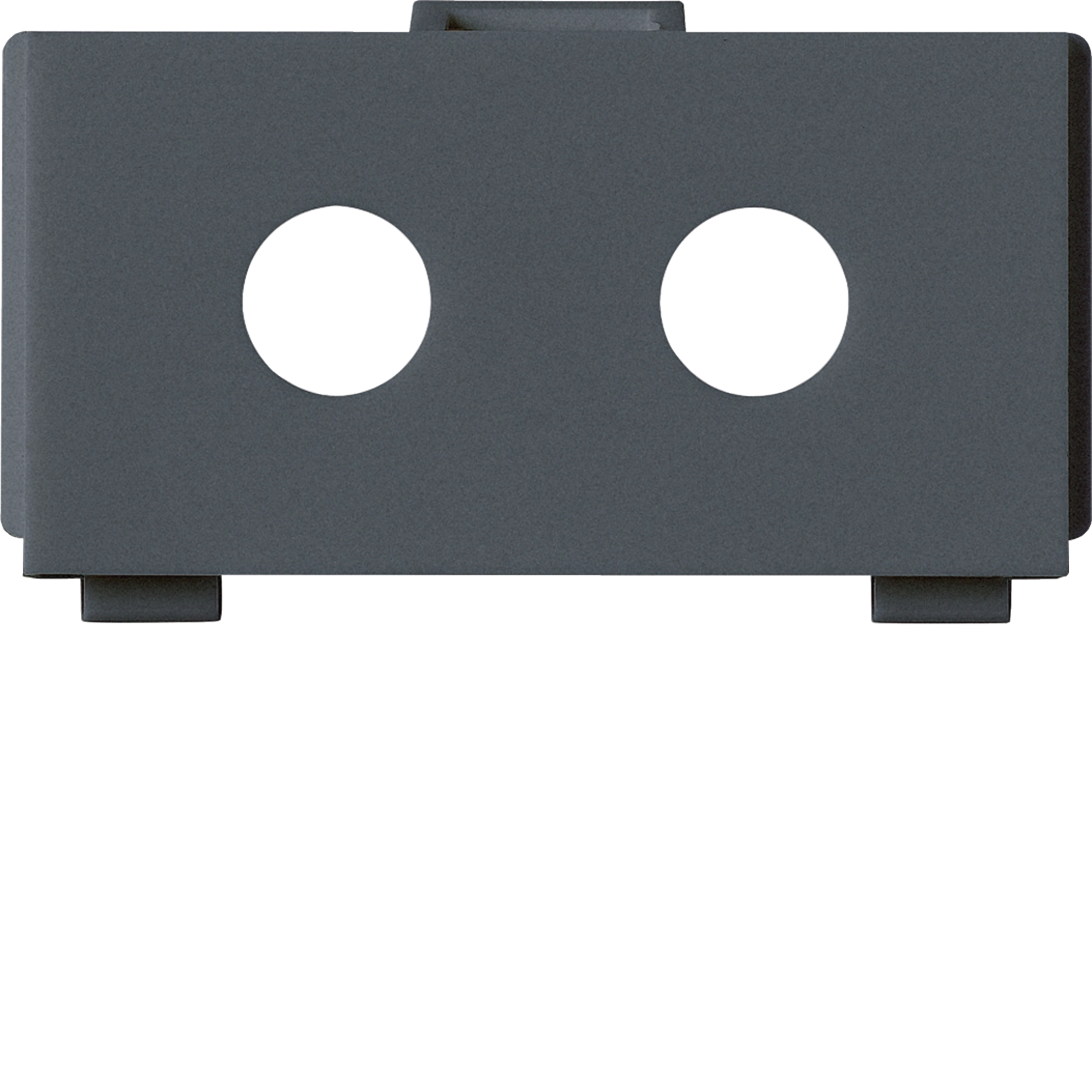 WH72530404Z - Module multimédia M3 vide pour 2 douilles Chinch Ø8mm an