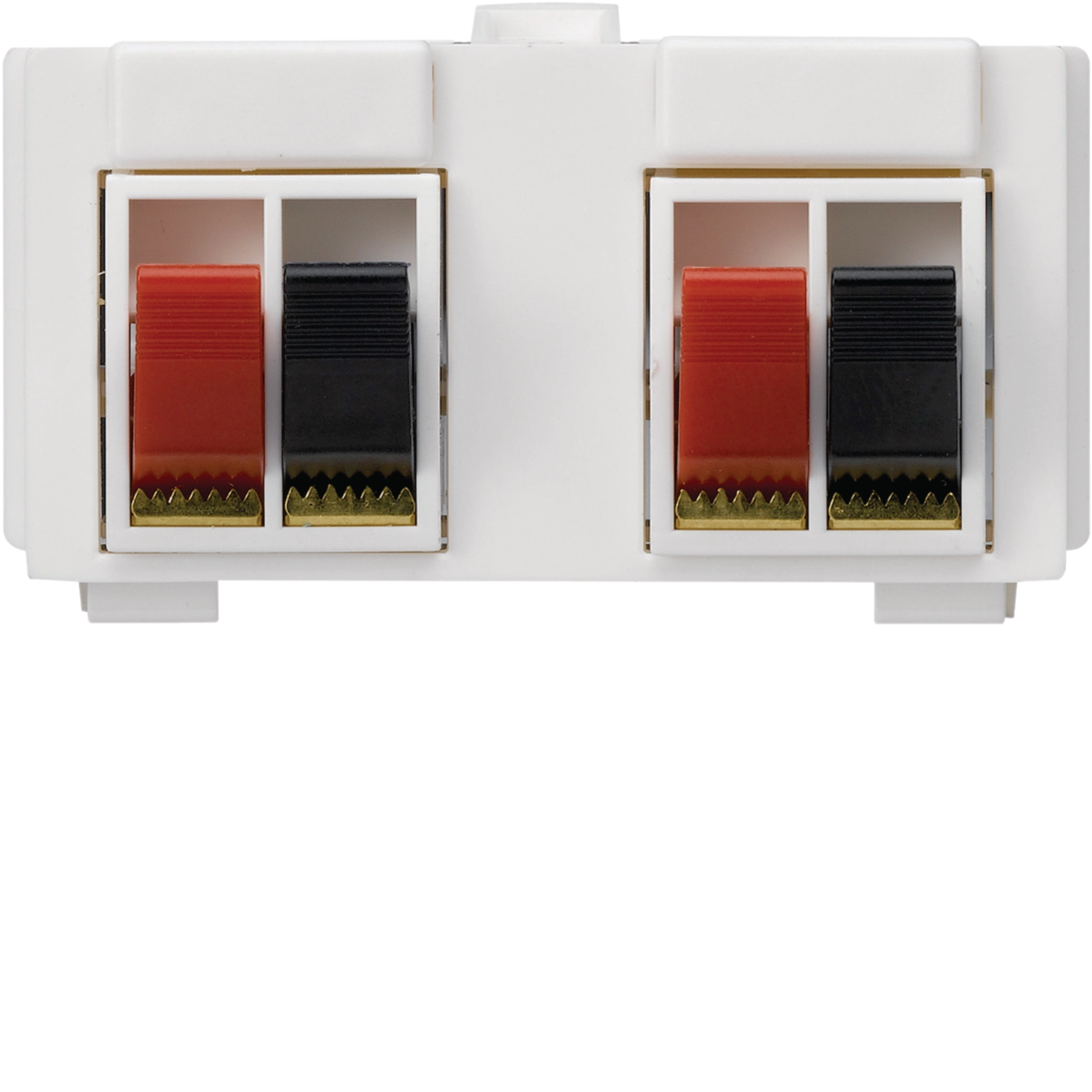 WH72531700Z - Module multimédia M3 avec 4×LS bornes rouge-noir kallysto blanc