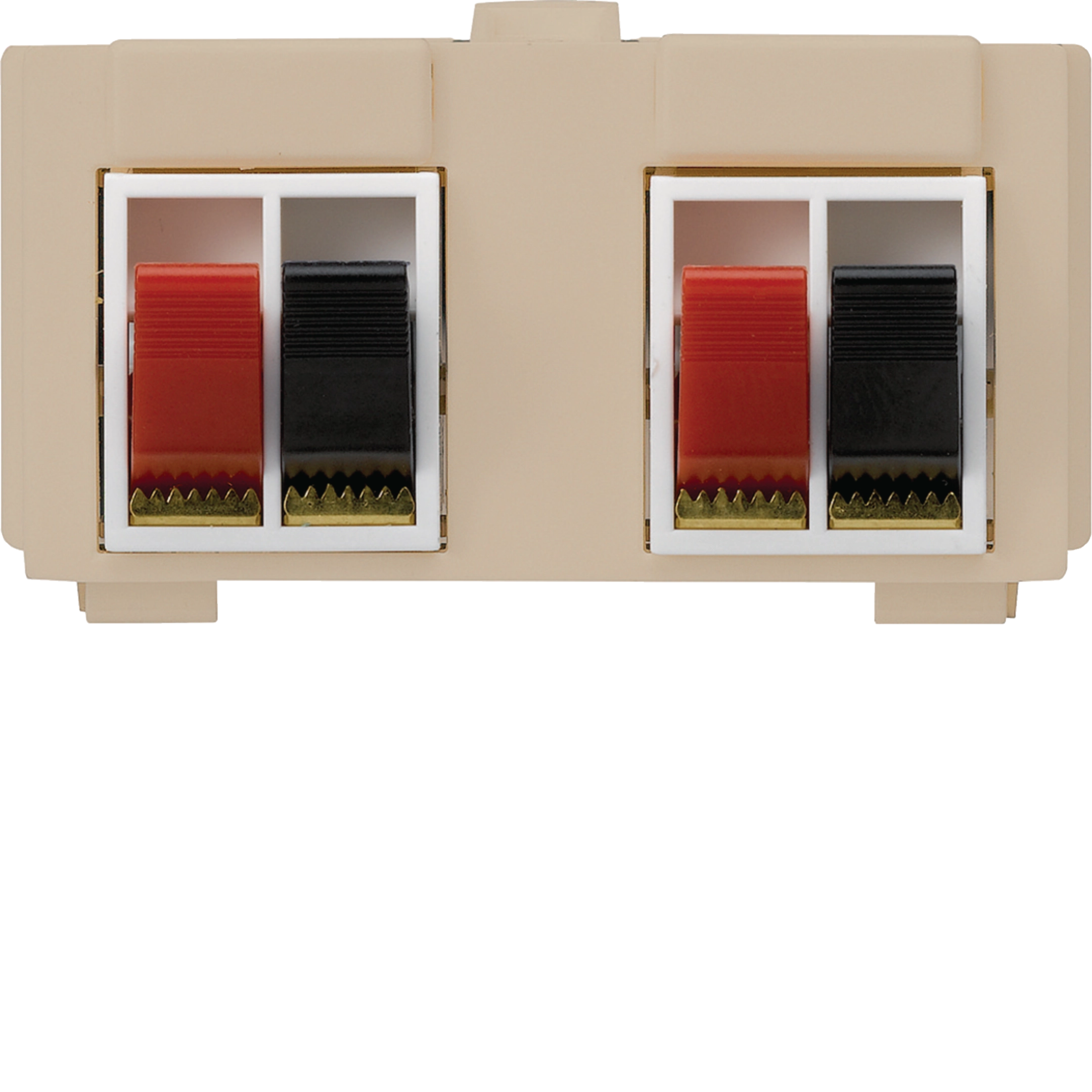 WH72531707Z - Module multimédia M3 avec 4×LS bornes rouge-noir kallysto beige