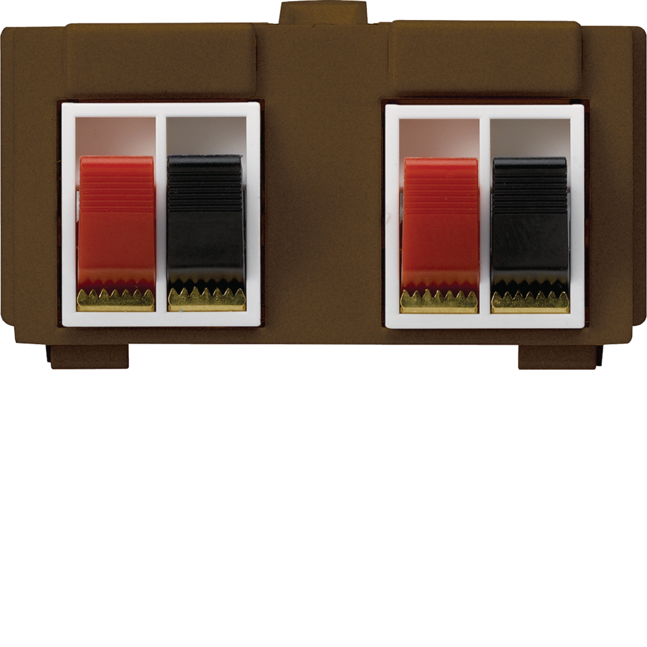WH72531709Z - Module multimédia M3 avec 4×LS bornes rouge-noir kallysto brun