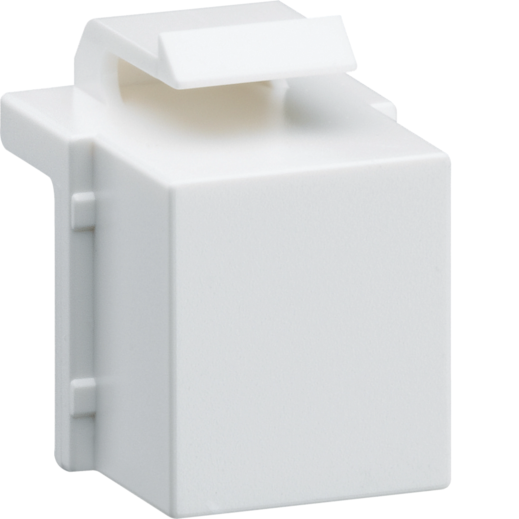 WH76415200Z - Plaque de fermeture Hager HMS, pour Keystone blanc, set à 100 pièces