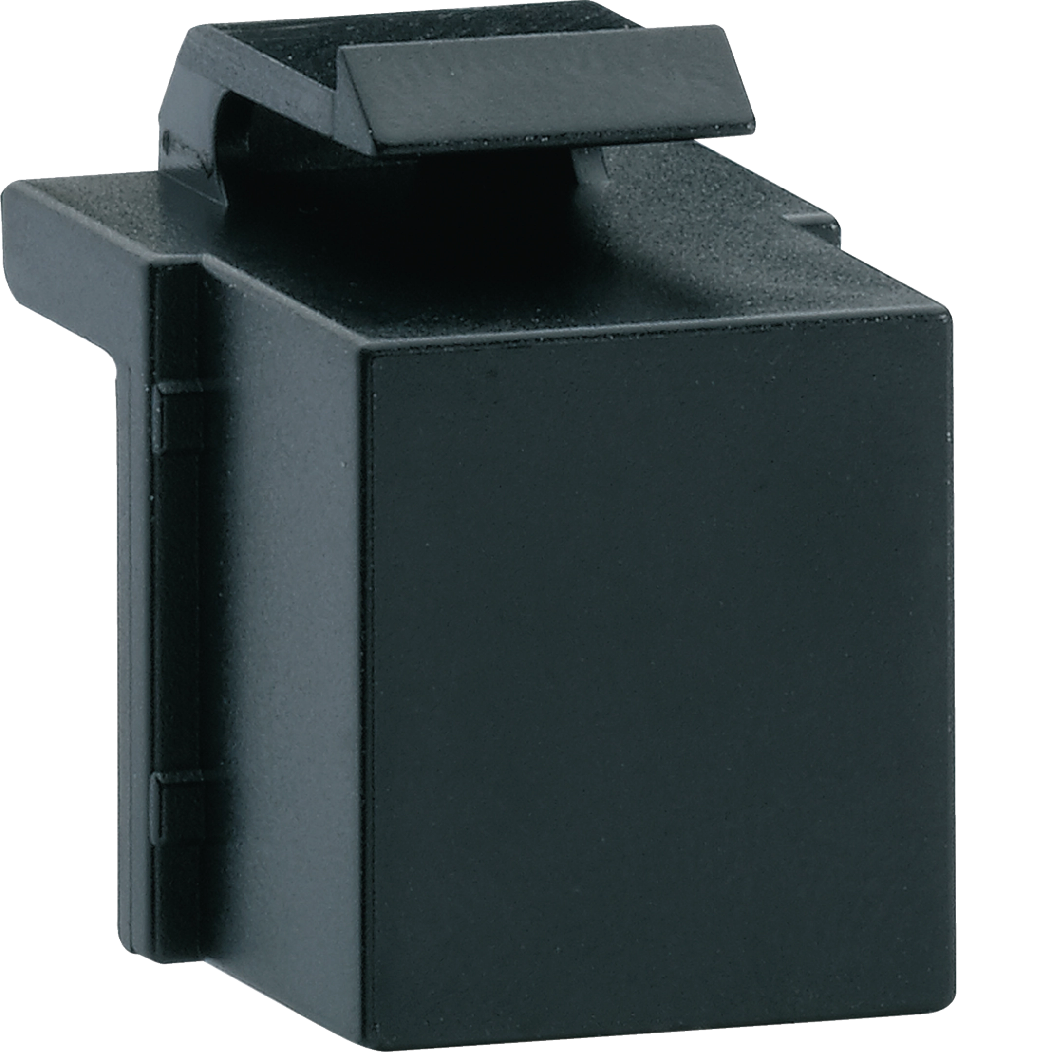 WH76415205Z - Blinddeckel Hager HMS, zu Keystone schwarz, Set à 100 Stück